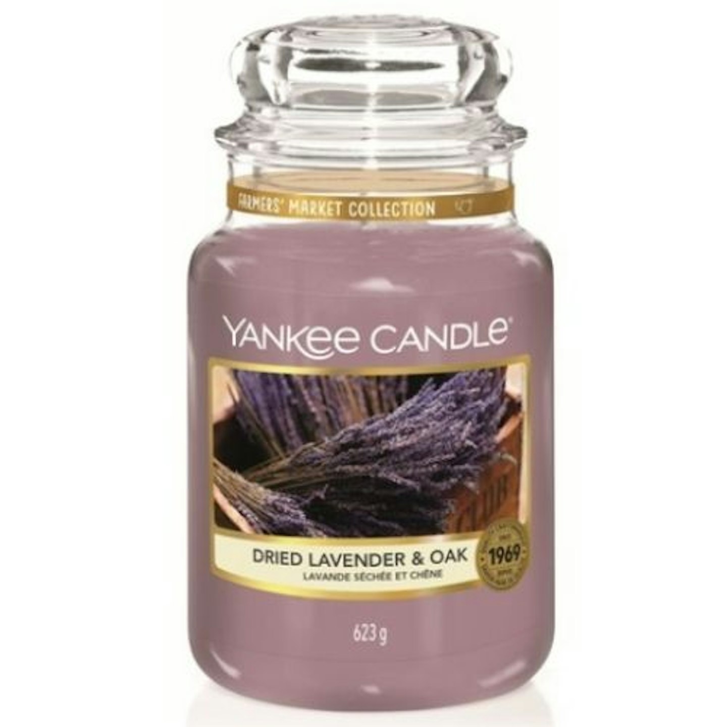 Dried Lavender & Oak Large Jar Candle