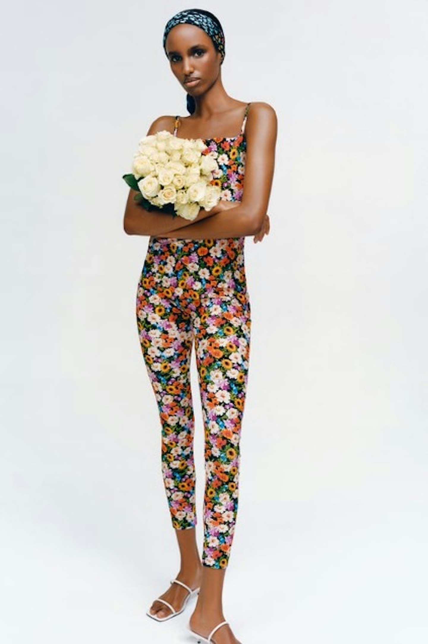 Zara, Floral Print Jumpsuit, £25.99