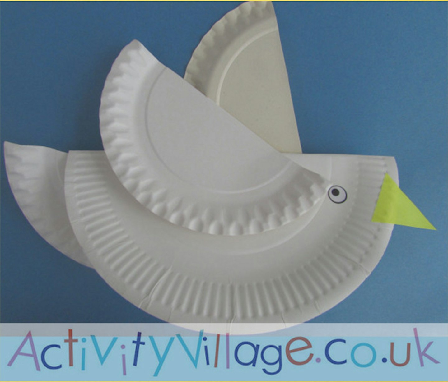 paper plate dove