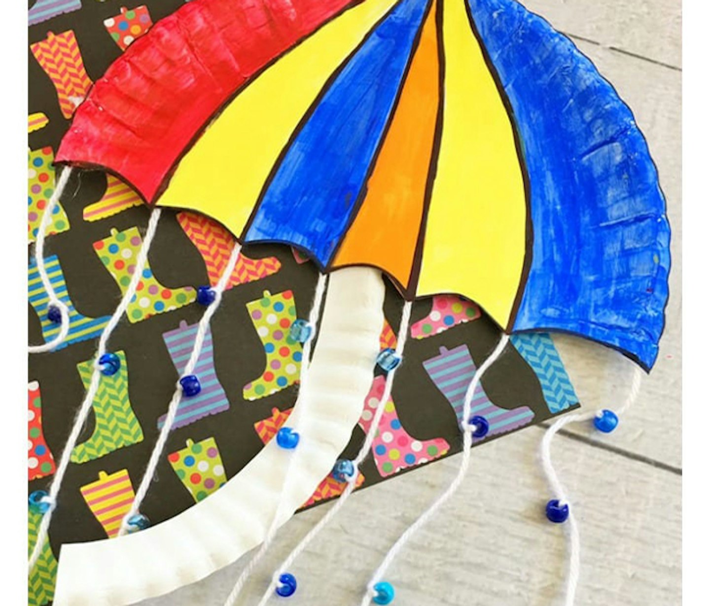 paper plate umbrella