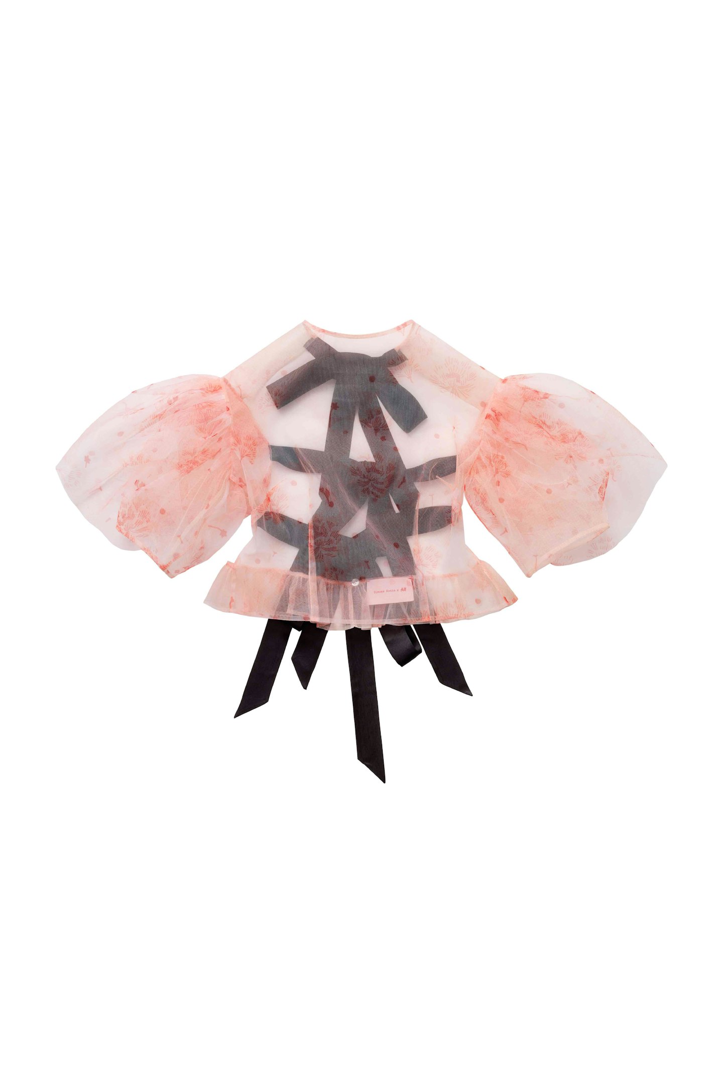 Printed Tulle Top, £39.99