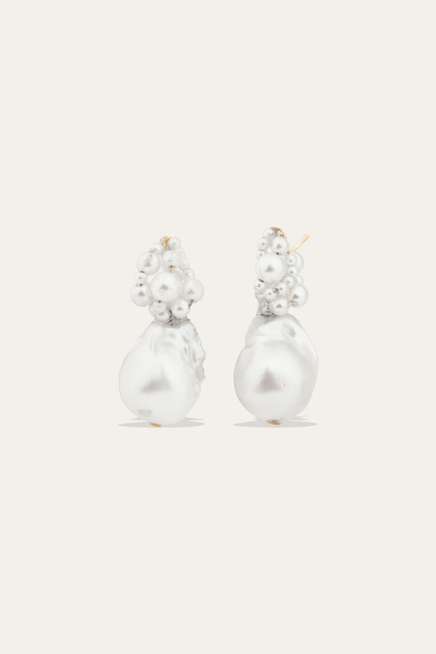 Completedworks, Tra-La-La Gold Vermeil And Pearl Earrings, £235