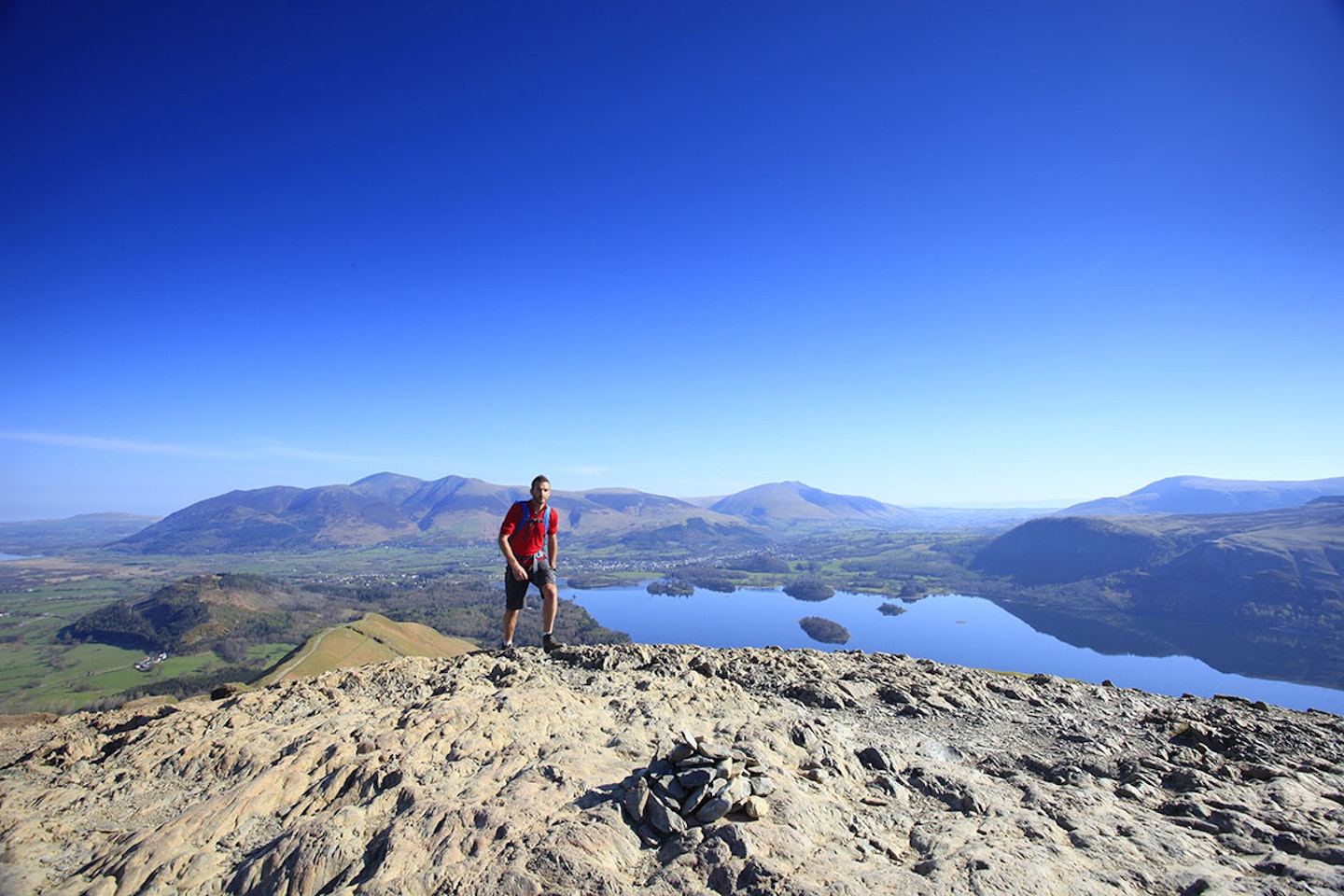 Summit of Cat Bells best lake district mountains