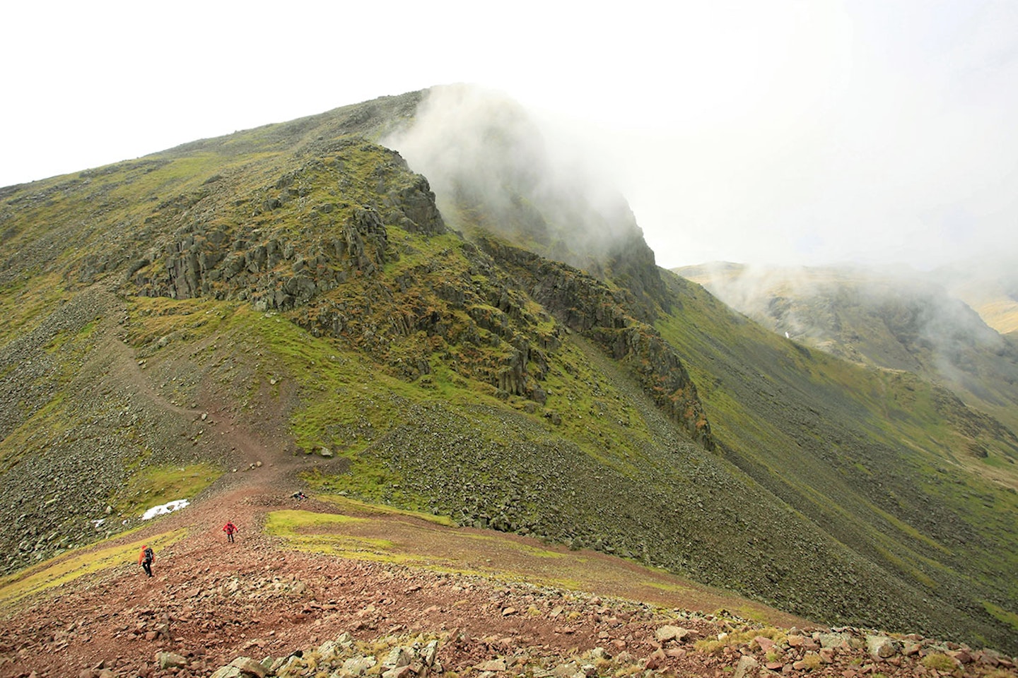 Windy Gap and Great Gable from Green Gable