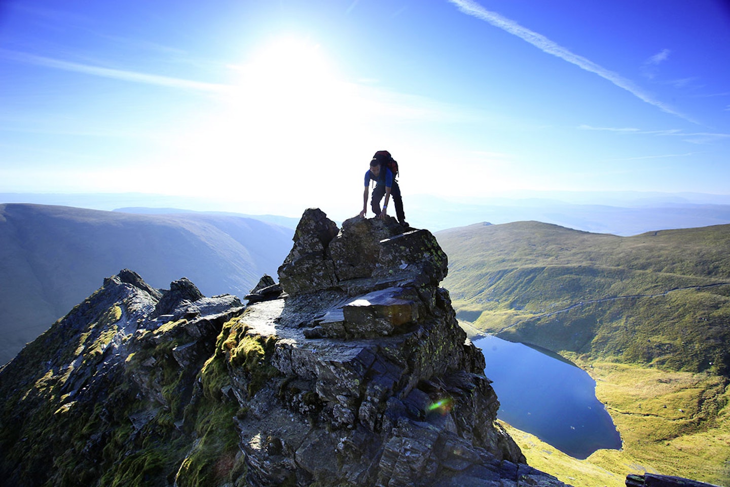 Negotiating the 'Bad Step' on Blencathra's Sharp Edge