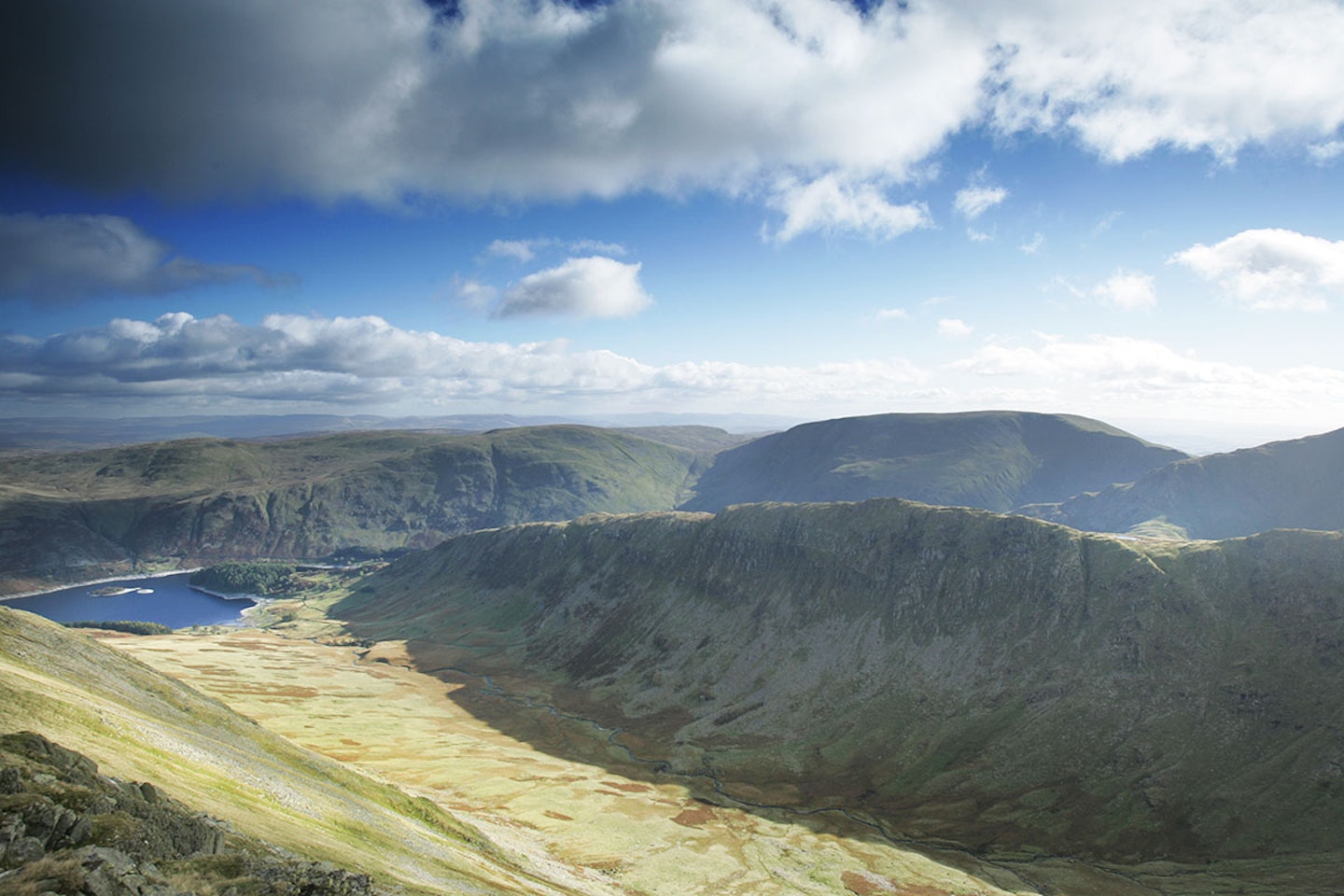 Looking over to the RIggindale Crags from Kidsty Pike