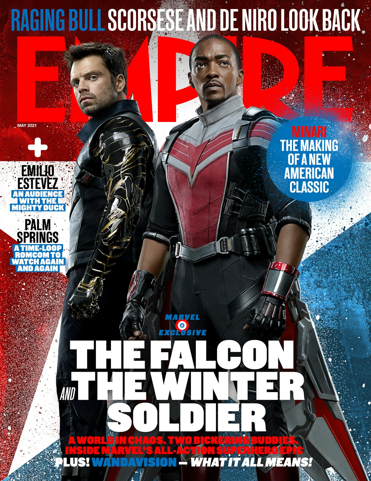 Empire May 2021 cover – The Falcon And The Winter Soldier