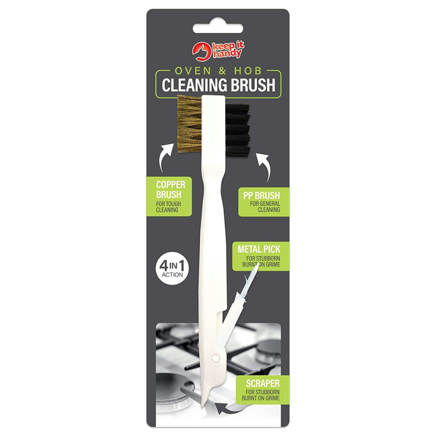 4-in-1 Oven & Hob Cleaning Brush