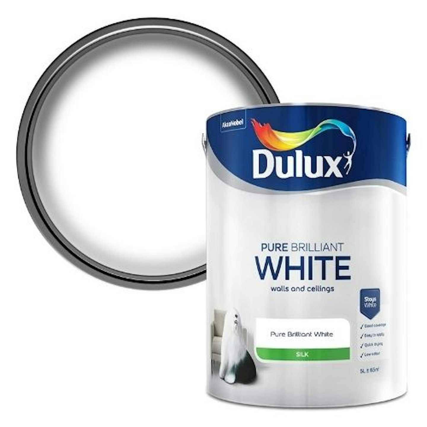 Dulux Silk Emulsion Paint For Walls And Ceilings