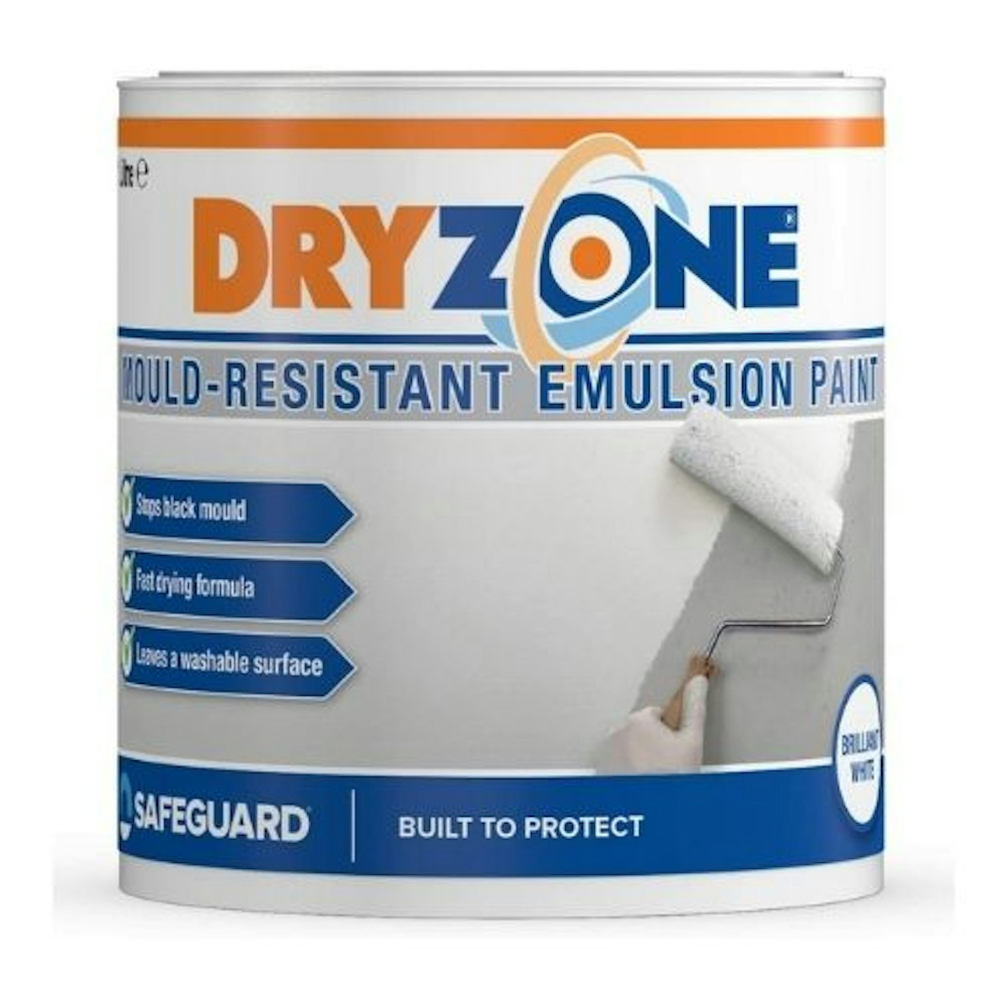 Dryzone Anti Mould Paint 1L Brilliant White