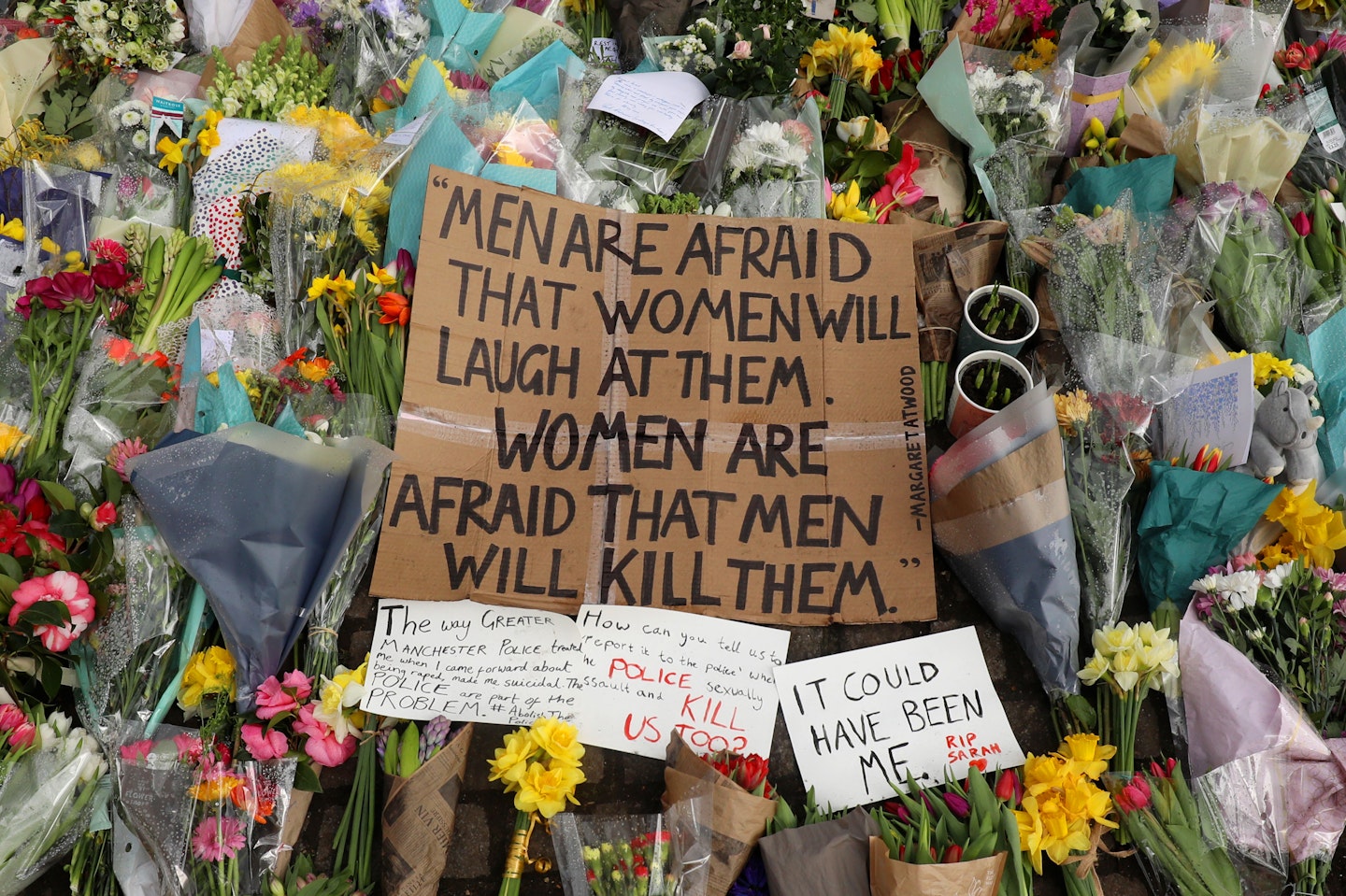 The Most Powerful Signs From Sarah Everard's Vigil - Grazia