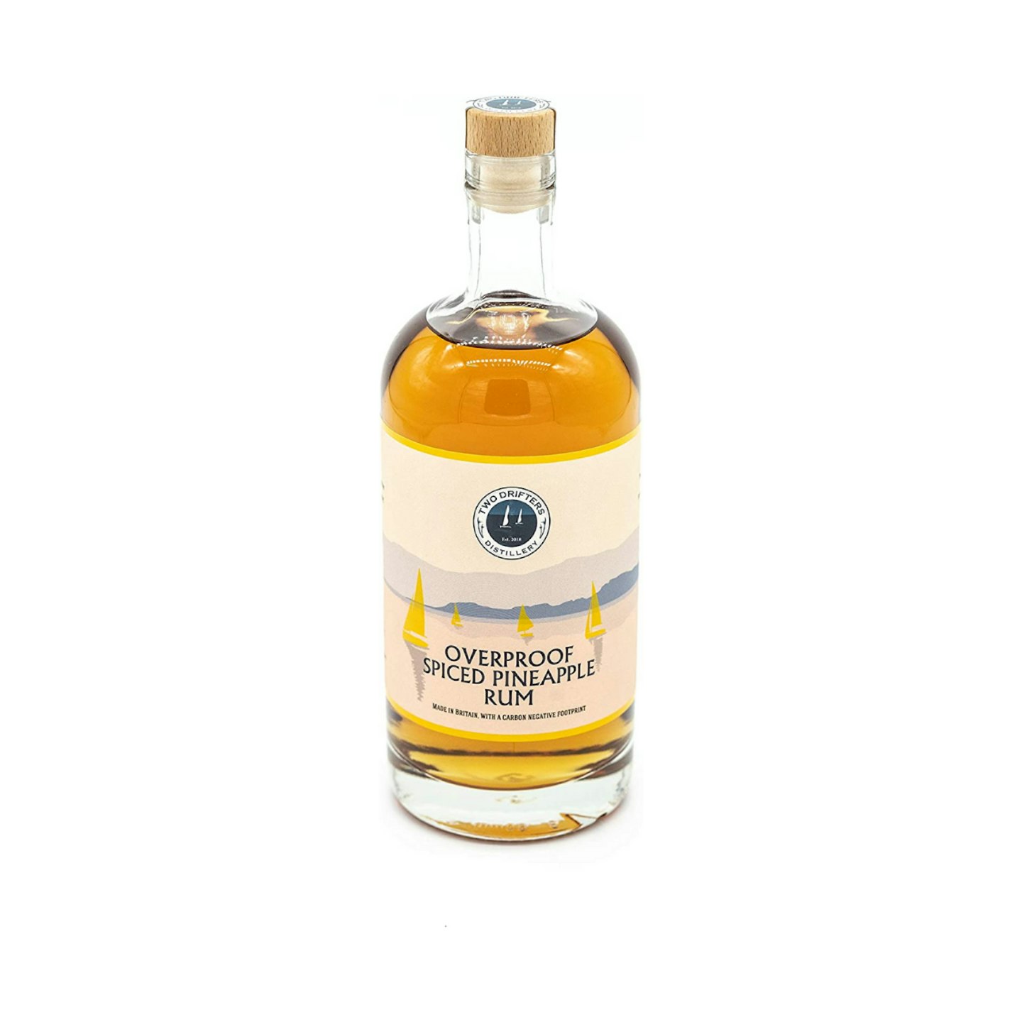 fTwo Drifters Overproof Spiced Pineapple Rum