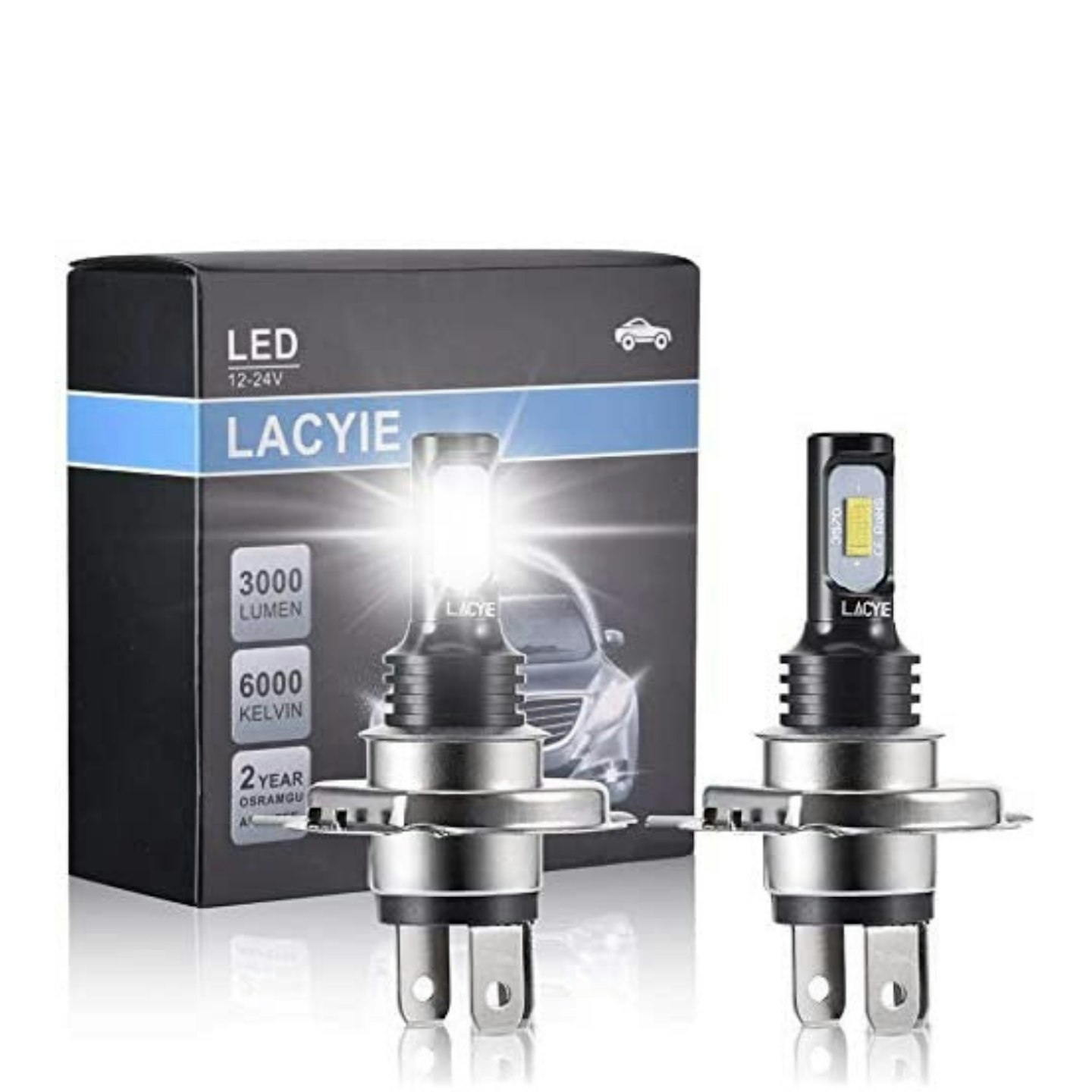 Lacyie 60W 6000K LED Car Headlight Conversion Kit