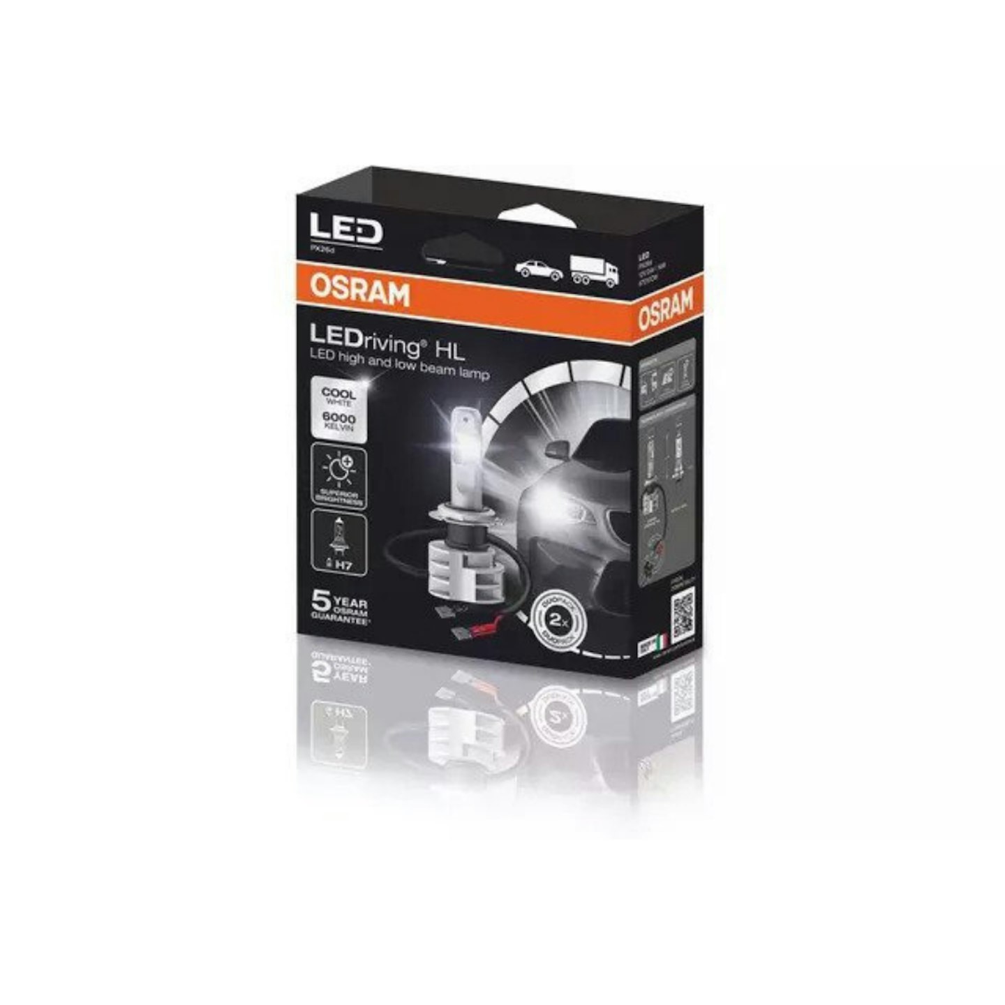 LEDriving Gen2 H7 LED Bulbs Twin Pack