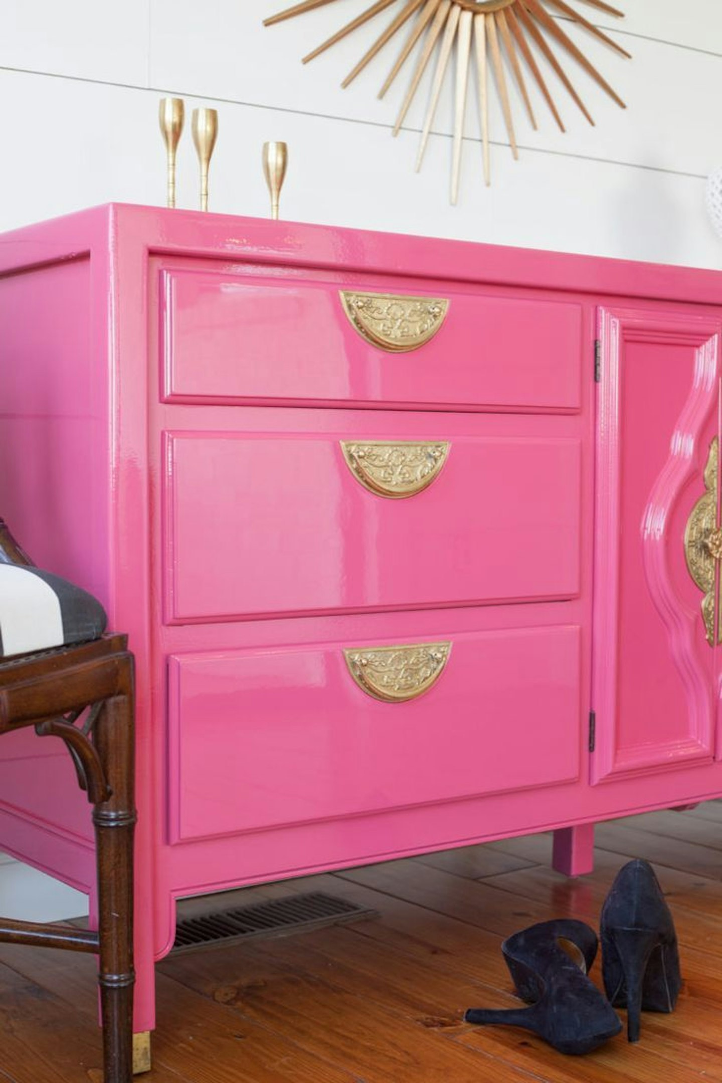 gloss chest of drawers