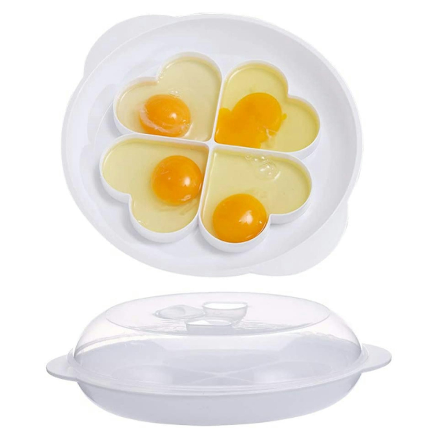 Gobesty 4-egg Microwave Poached Egg Maker