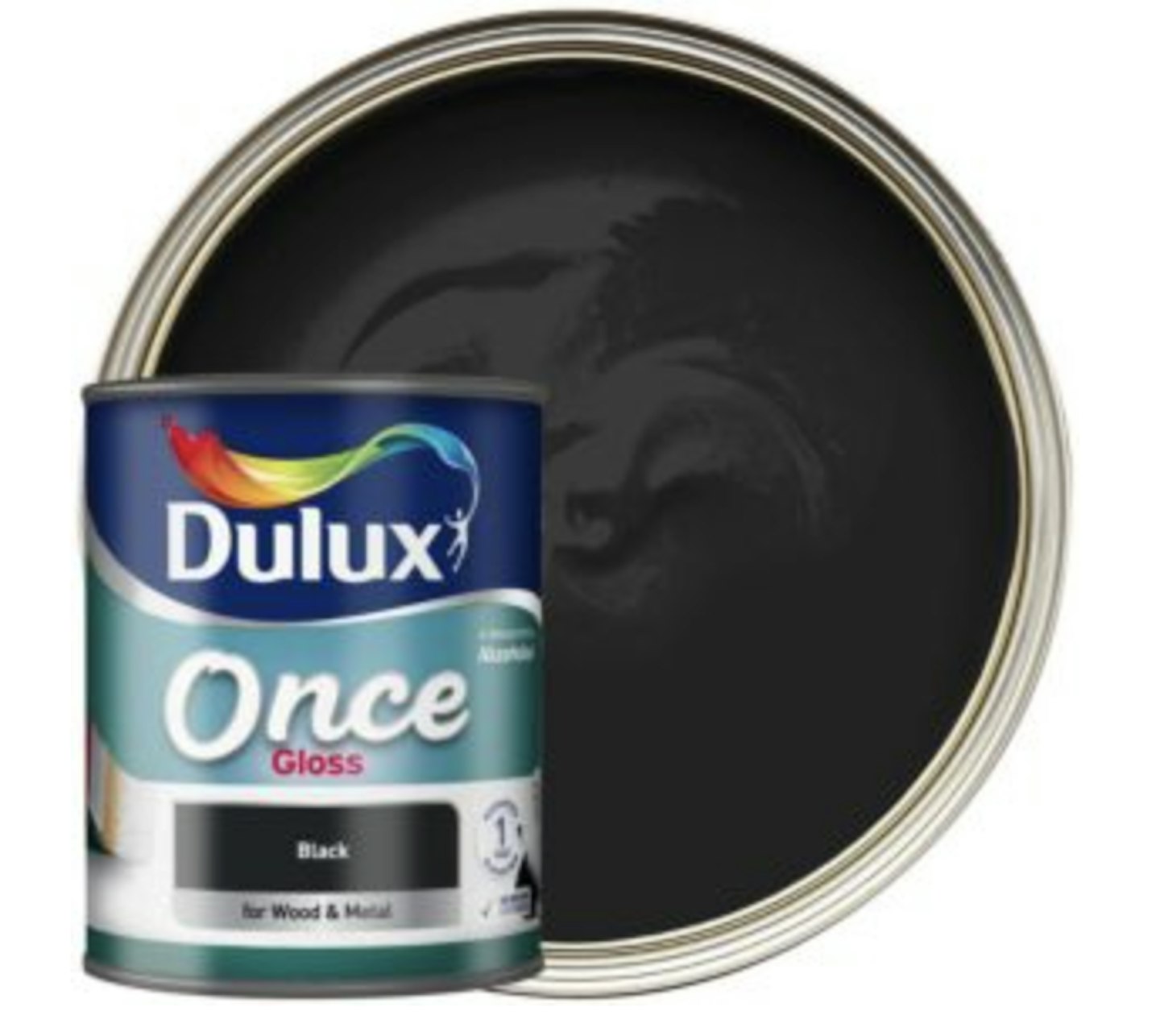 Dulux Once Black Gloss