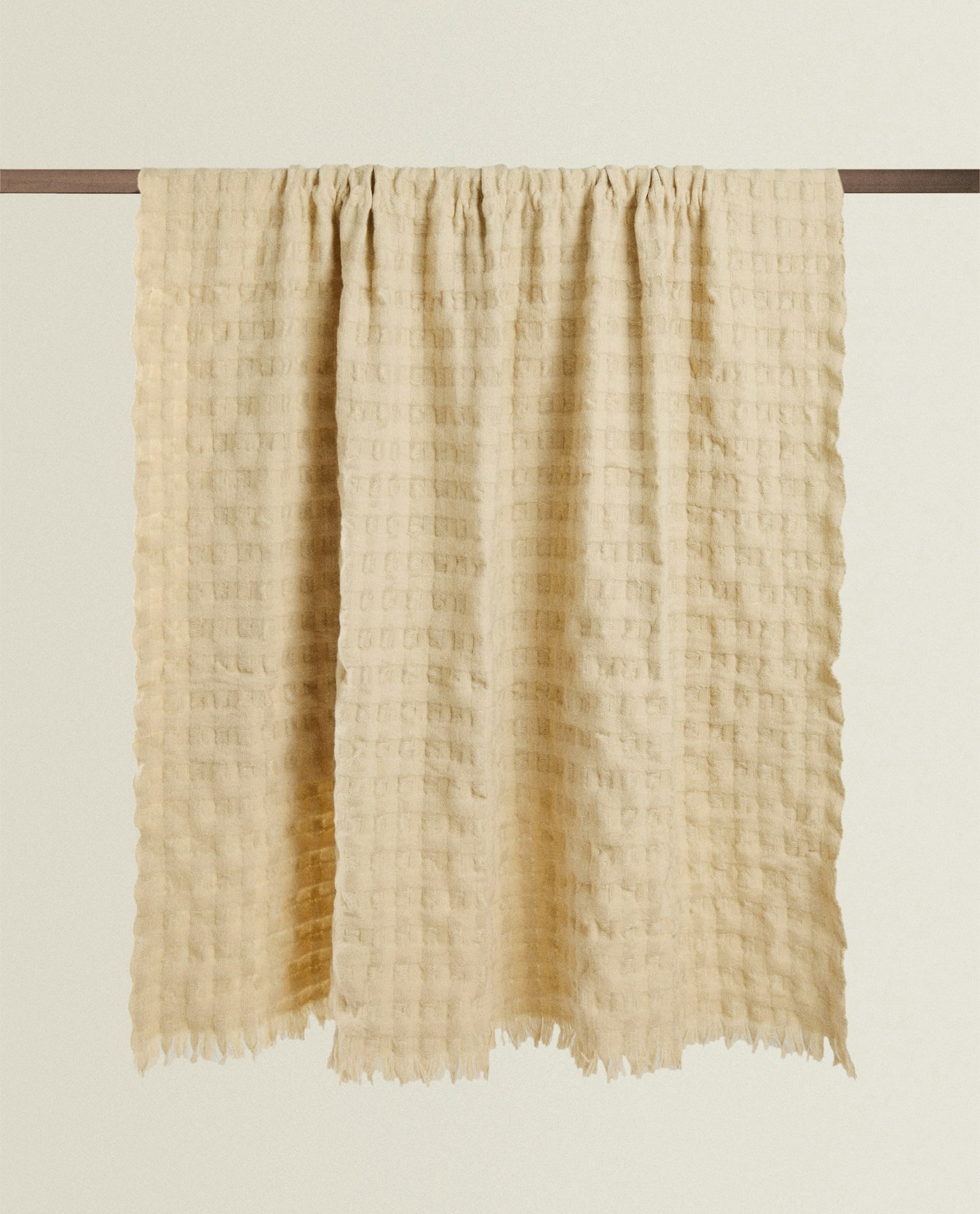 Zara Home, Waffle Knit-Effect Blanket, £49.99