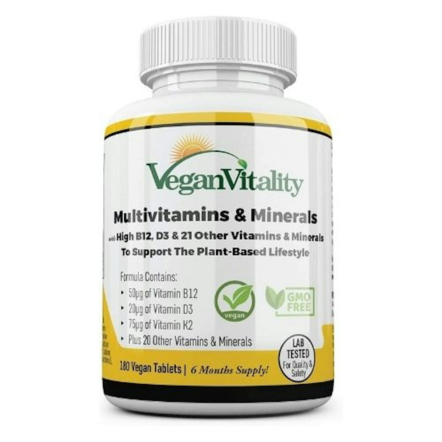 Vegan Multivitamins & Minerals with High Strength
