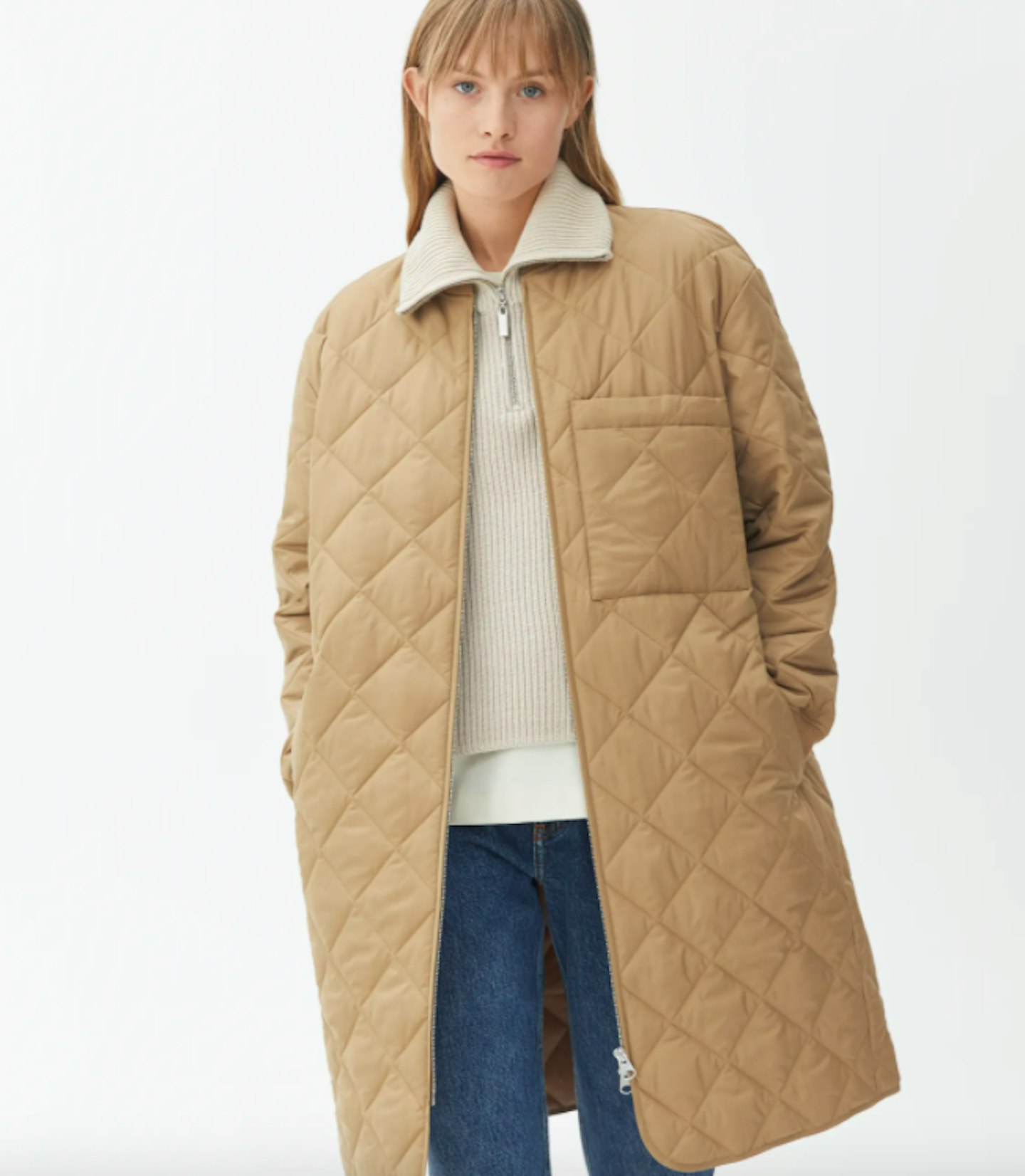 Arket, Quilted Long Jacket, £99