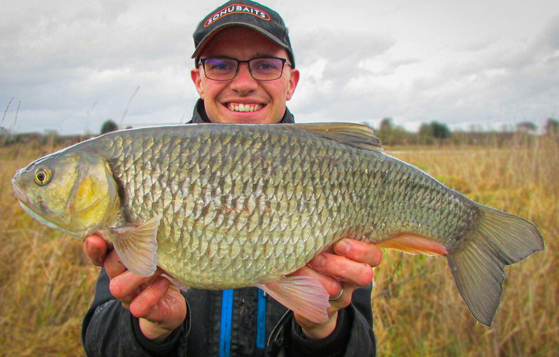 Joe Carass and his 7lb 4oz Nene chub