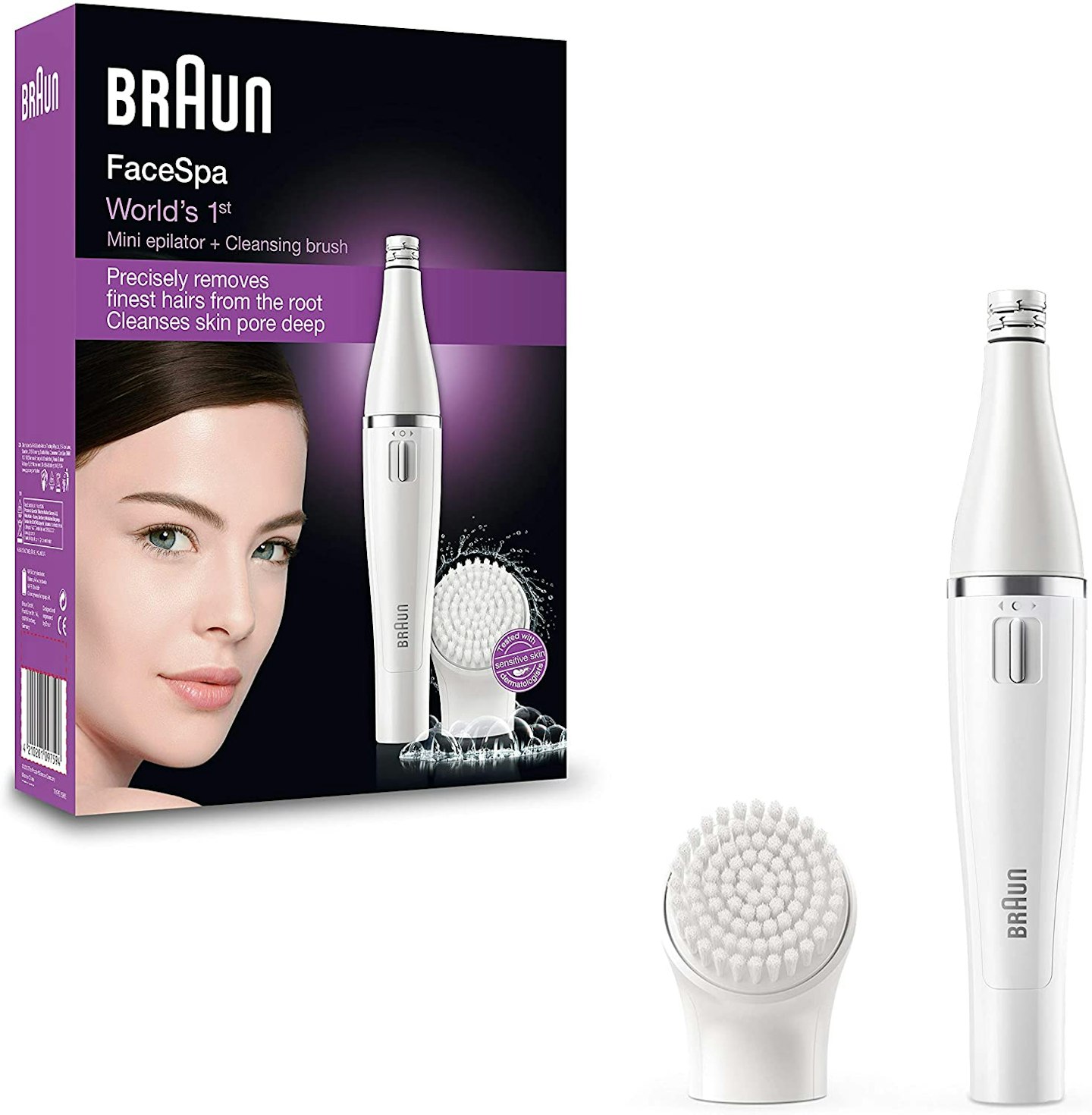 Braun SE810 Face Epilator and Facial Cleansing Brush