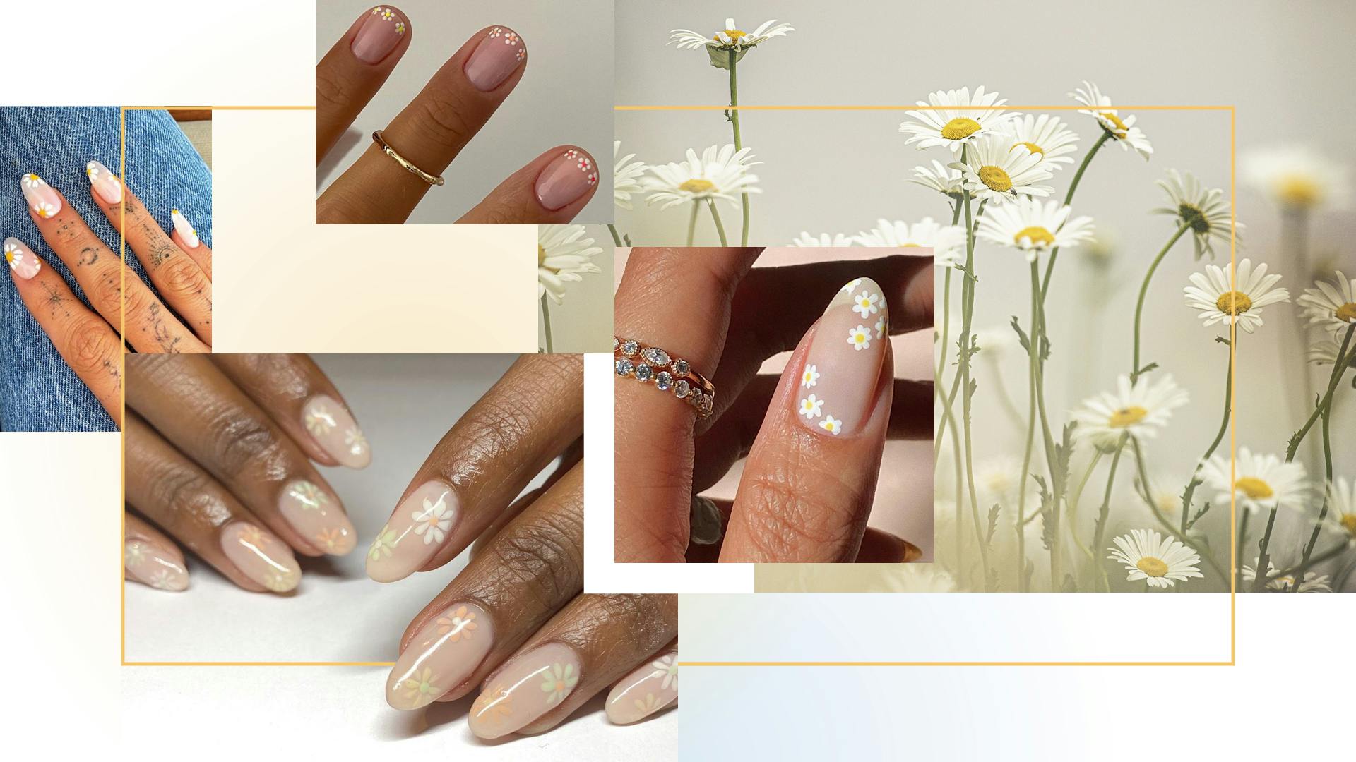 White Daisy | Nail Wraps | Nail Stickers | Nail Strips | Gel Nails | Nail  Polish Wraps - Nailfordable
