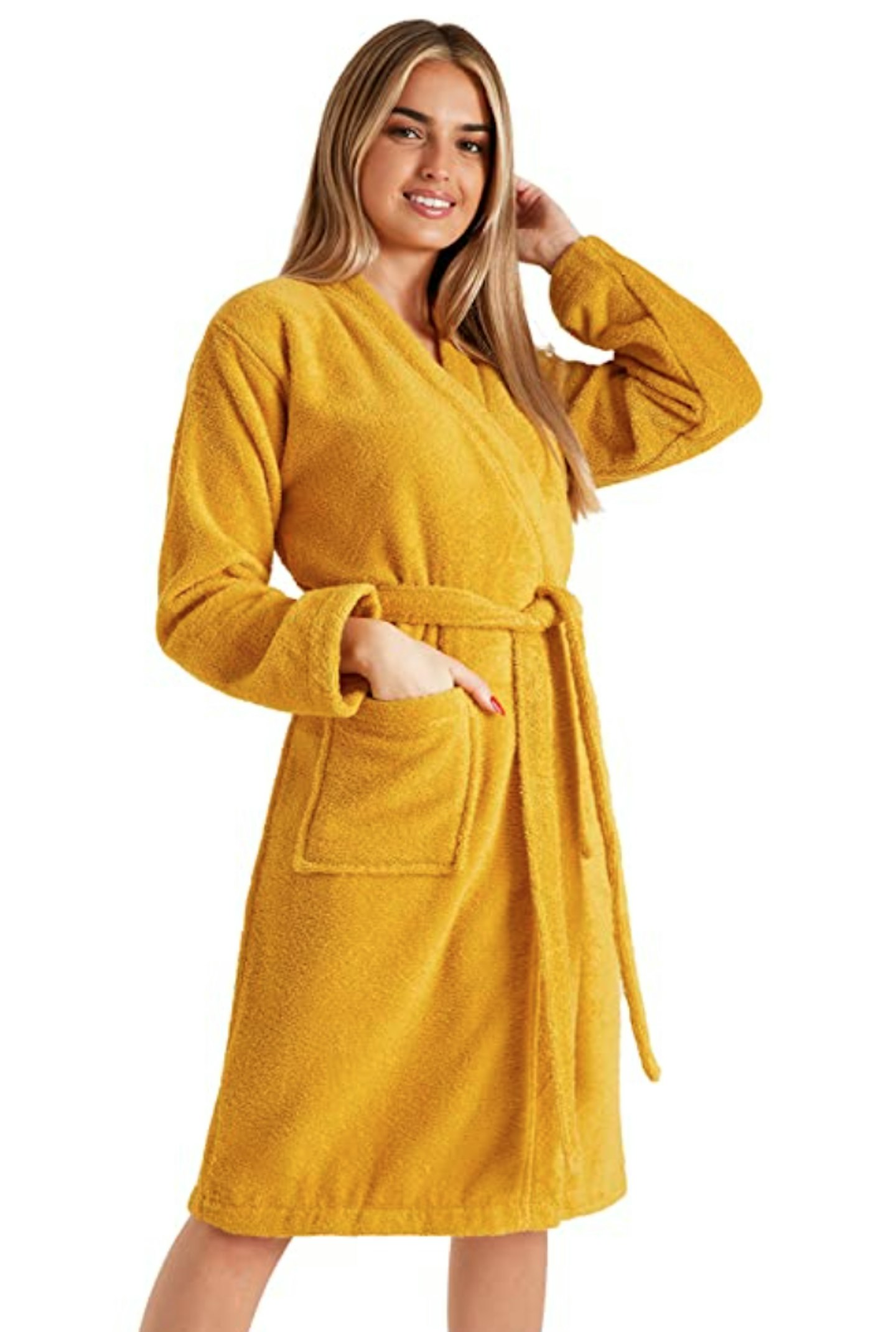 CityComfort Towelling Robes Mens and Women, Terry Bathrobe XS, S, M, L, XL, 2XL