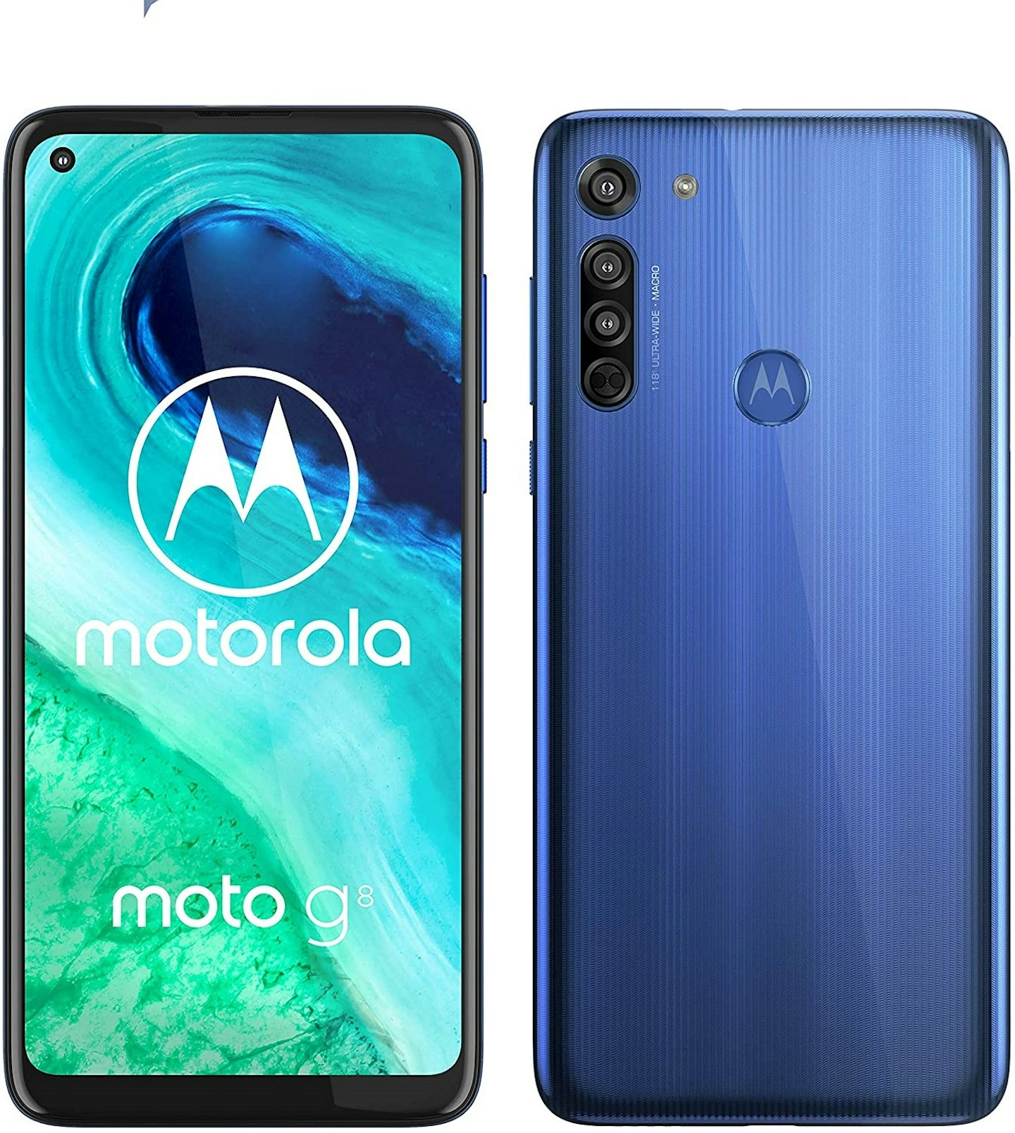 Motorola Moto G8 (6,4" HD+ zero-notch display, Qualcomm Snapdragon SD665, 16MP main camera, 2MP macro camera, 4000 mAH battery, Dual SIM)