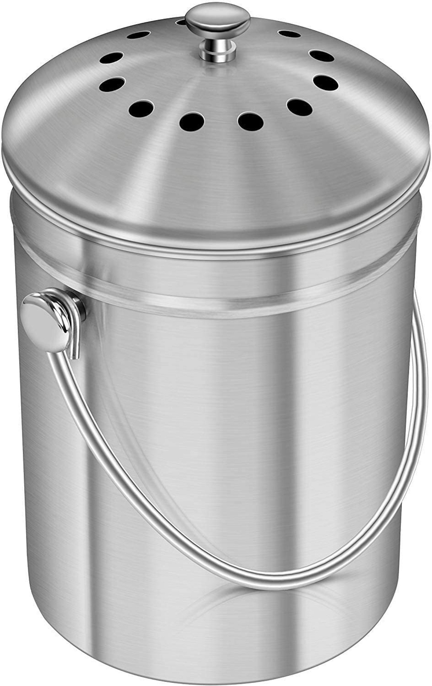 KICHLY Stainless Steel Compost Bin for Kitchen Countertop