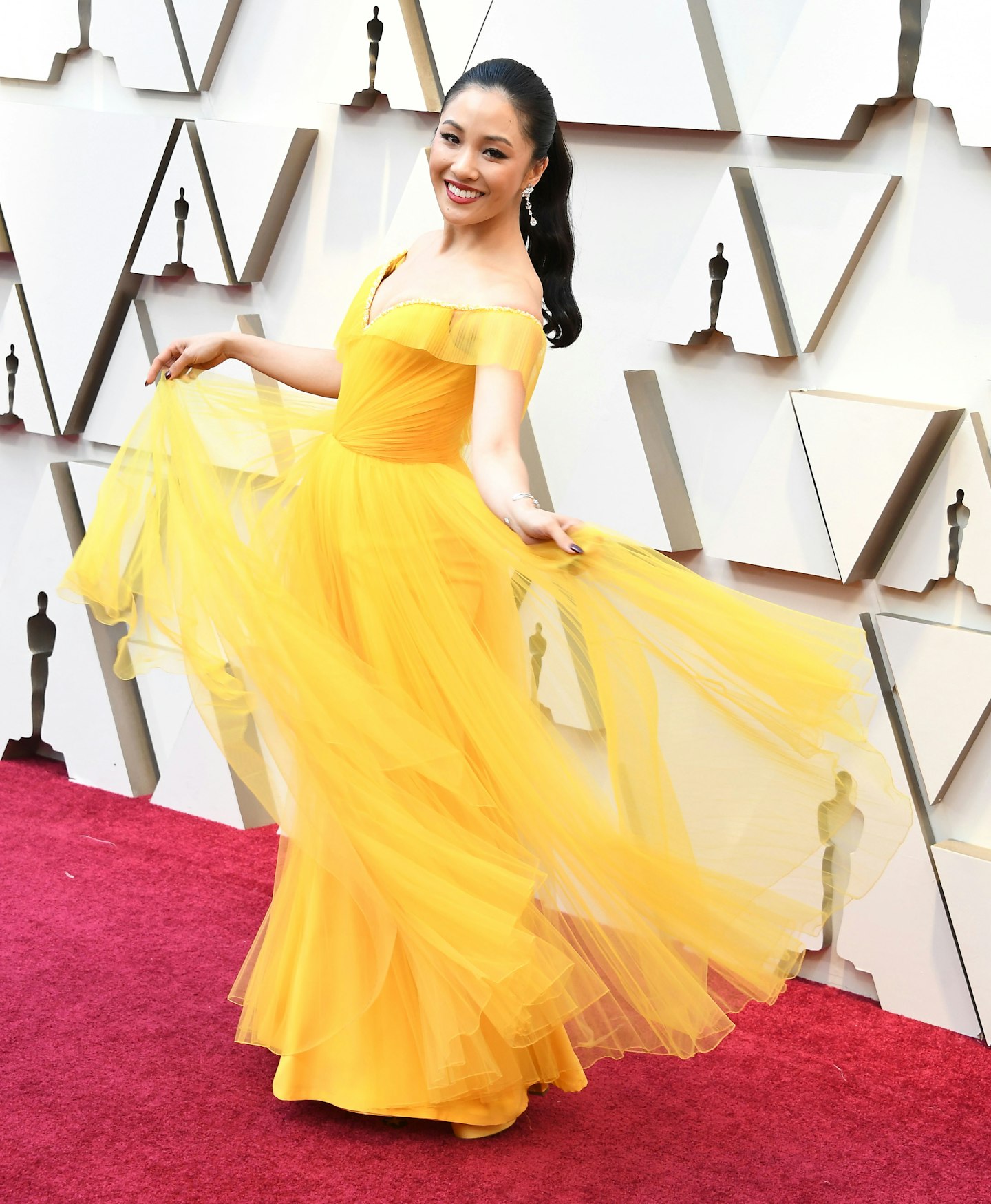 Constance Wu in Versace, 2019