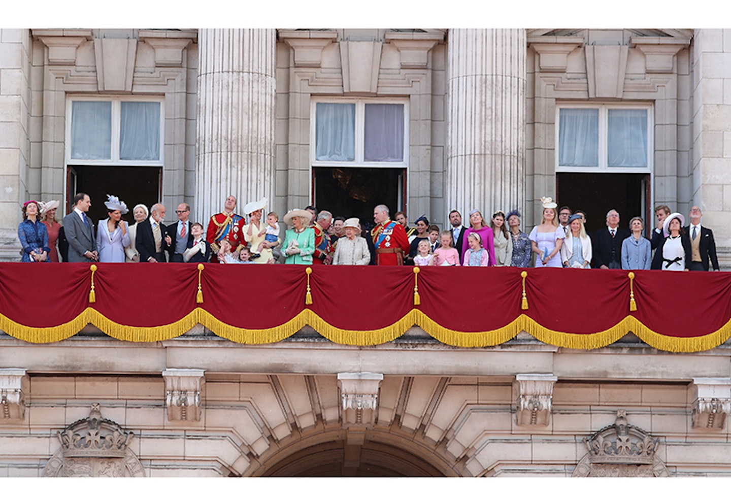 royals on balcony