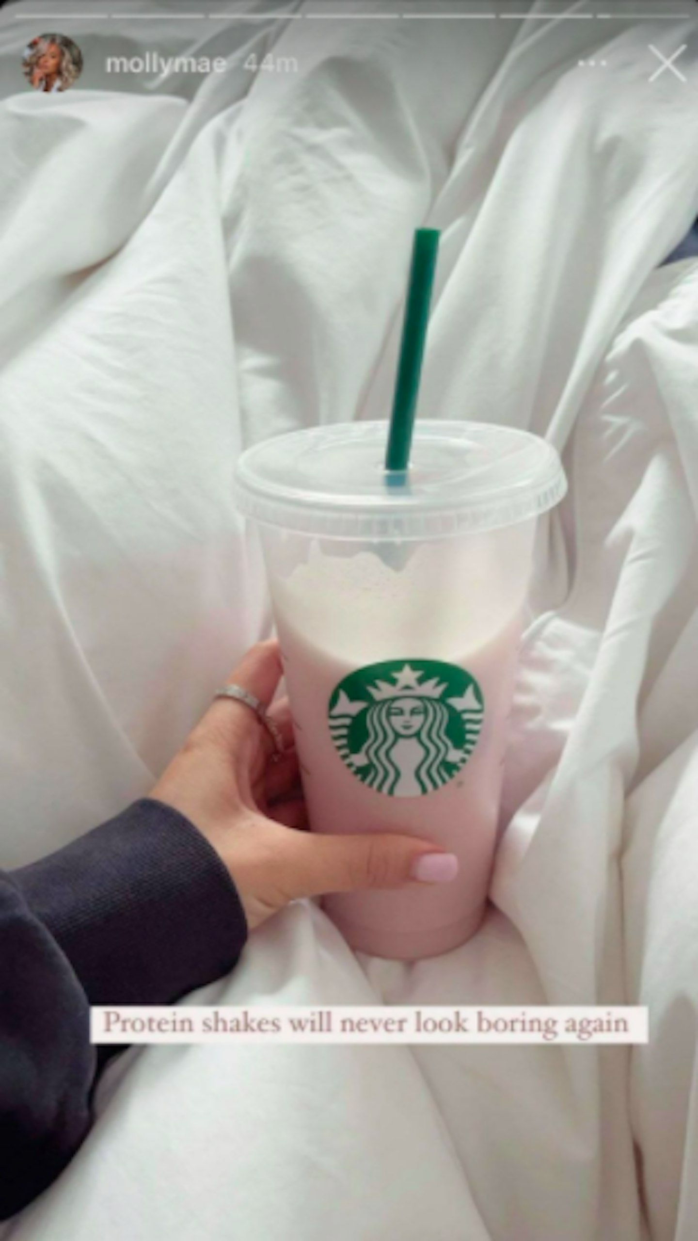 Molly-Mae Starbucks cup