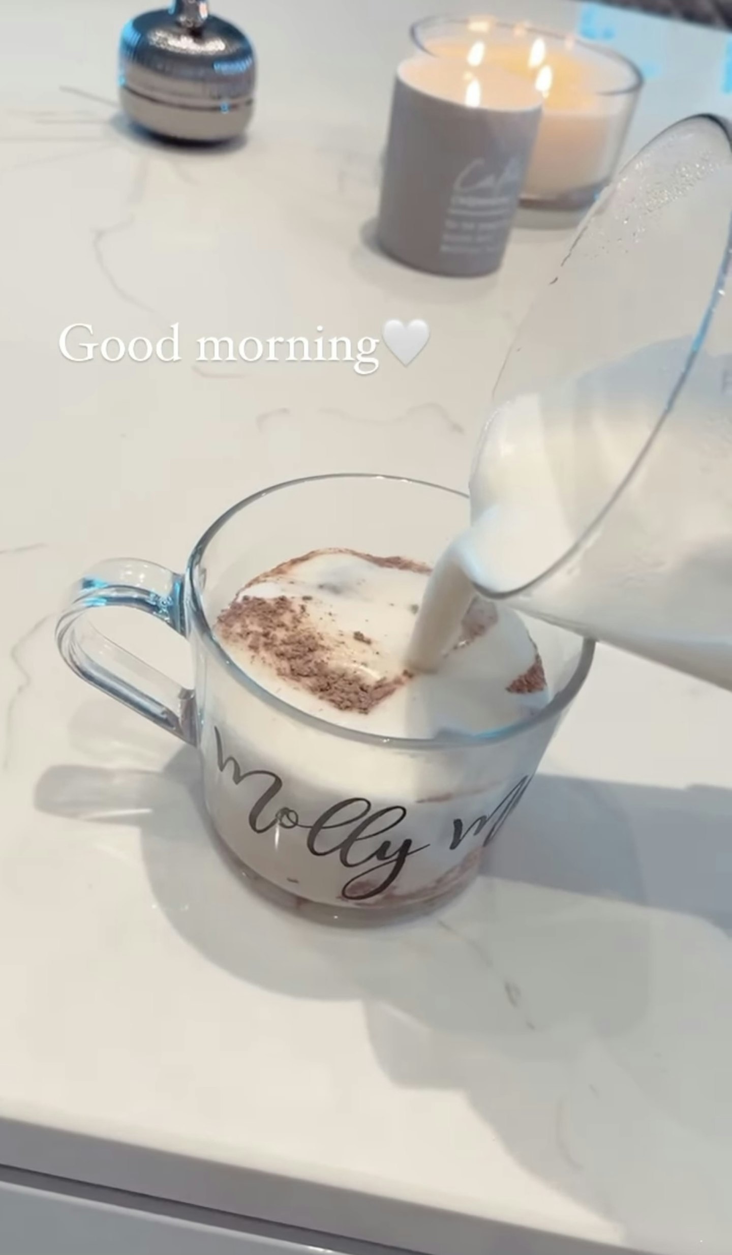 molly mae hague personalised coffee mug