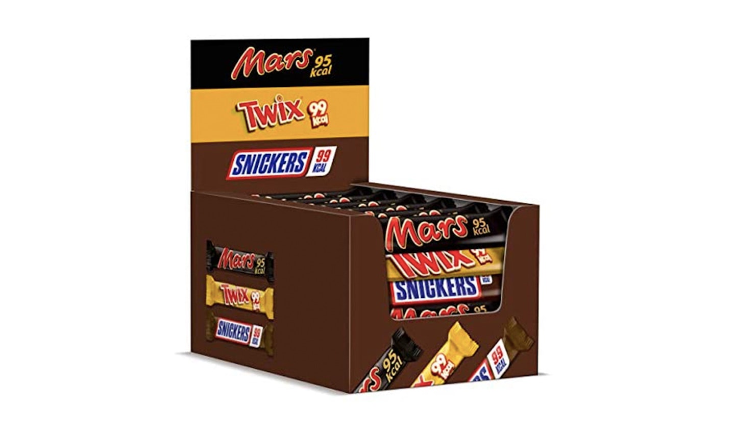 Mars, Snickers Twix Chocolate Low Calorie Snack Bars (32 bars)