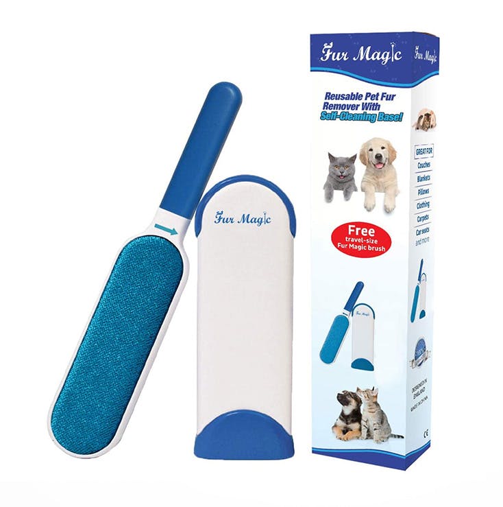 Remove Dog Lint Roller SuperUS Pet Hair Remover Lint Remover & Pet Hair Roller in One Cat Hair from Furniture Carpets Clothing & More Bedding 