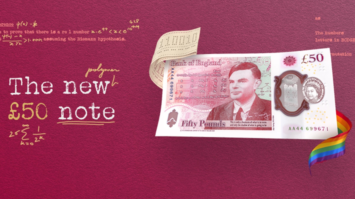 The new 50 pound note revealed