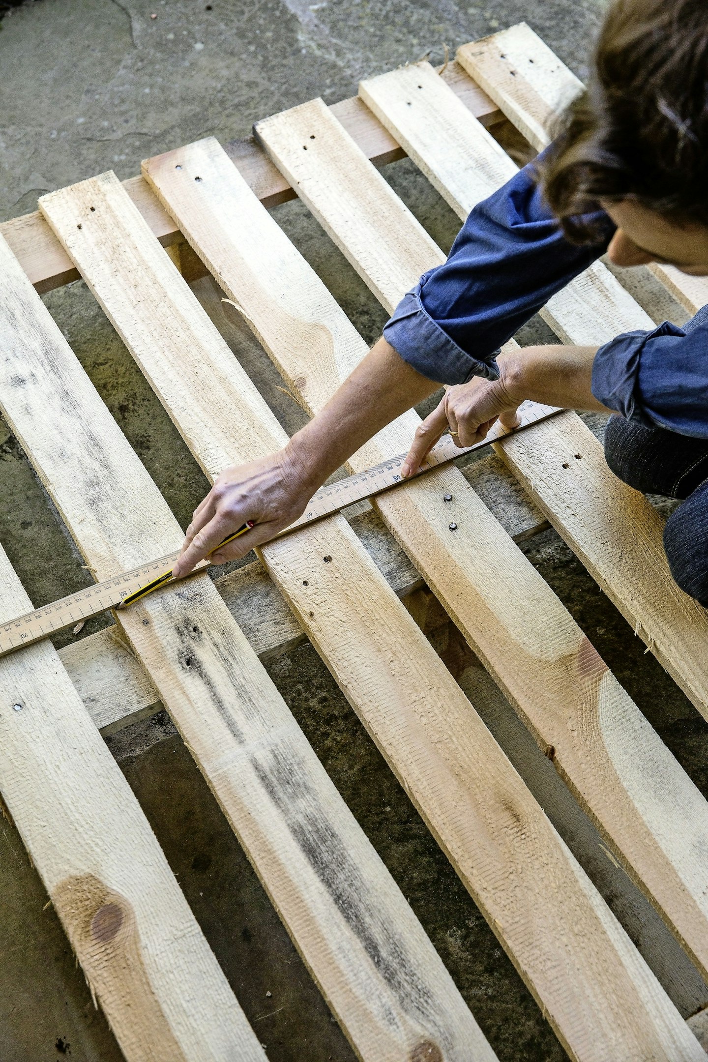 Pallet Bike Step 1