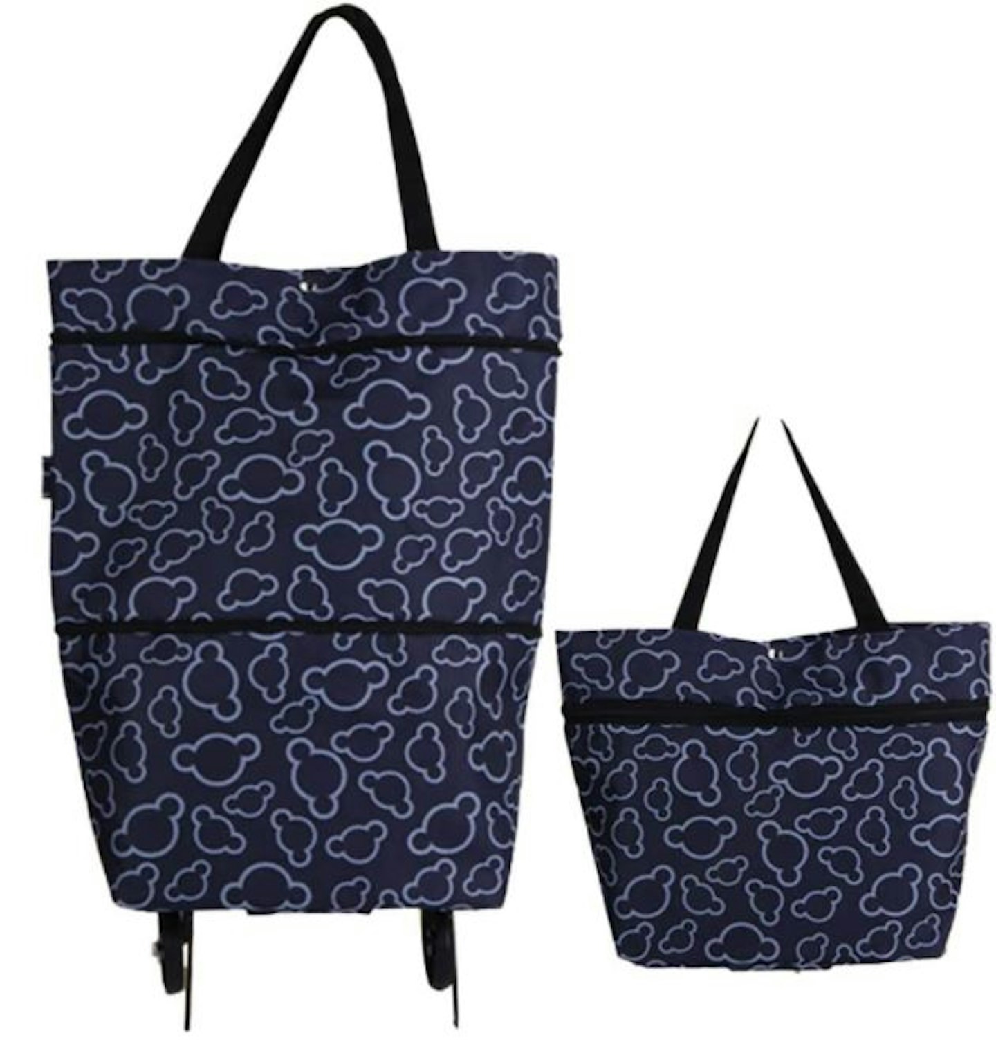 Toomett Foldable Shopping Bag with Wheels