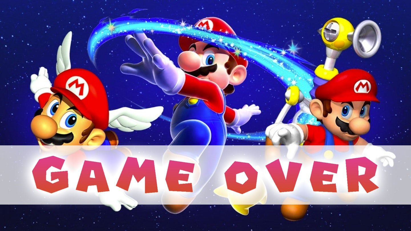Super Mario All-Stars with game over