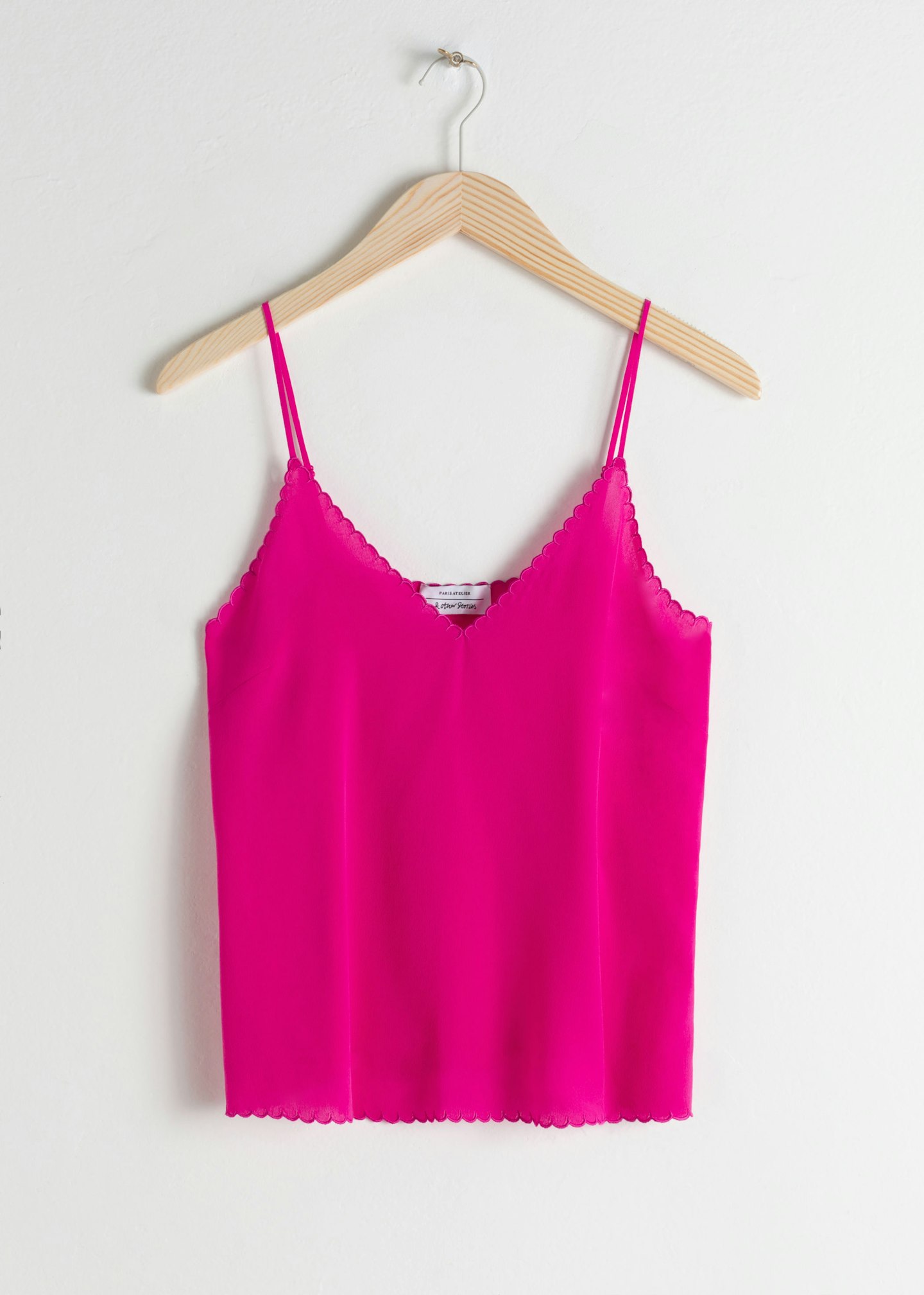 & Other Stories, Scalloped Silk Tank Top, £55
