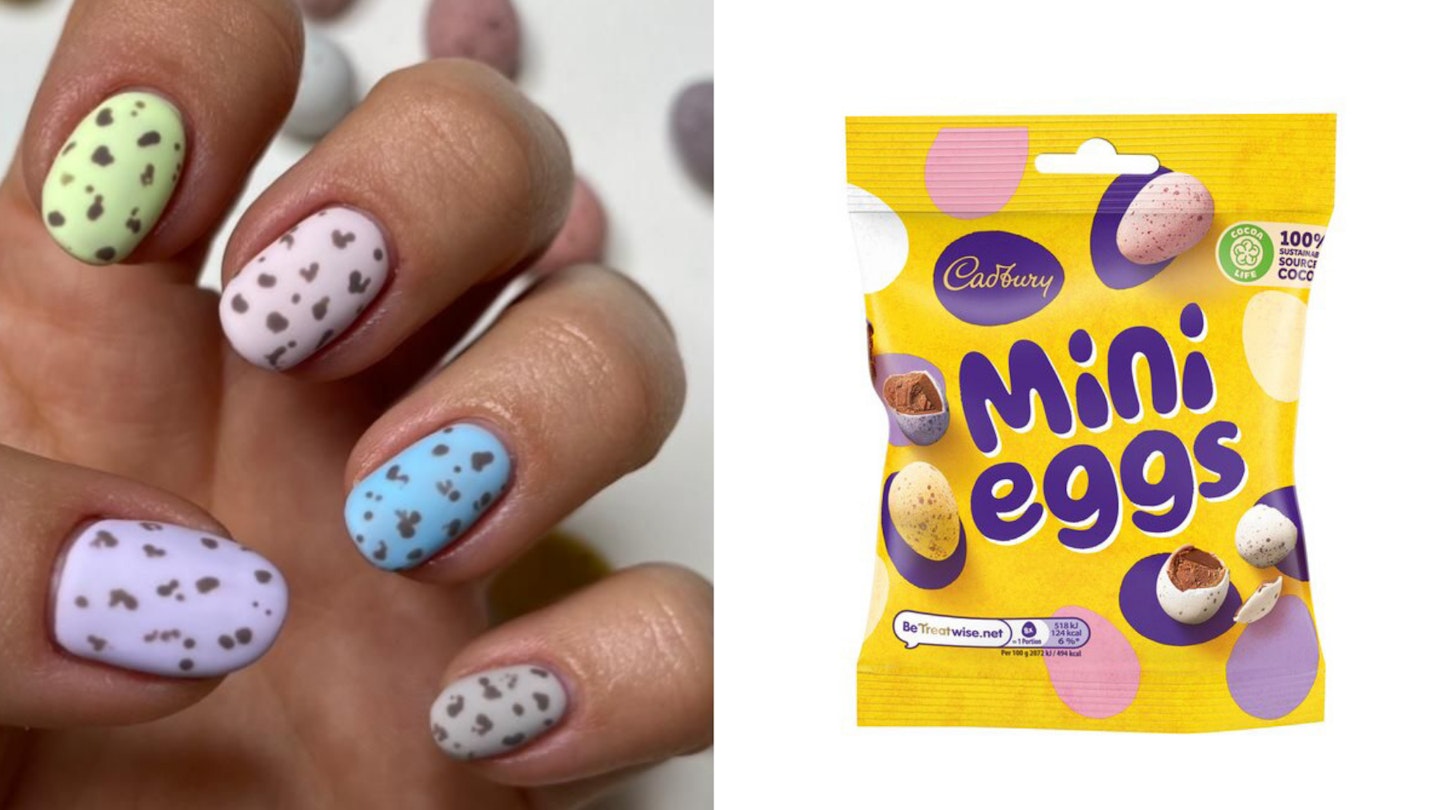 mini egg nails