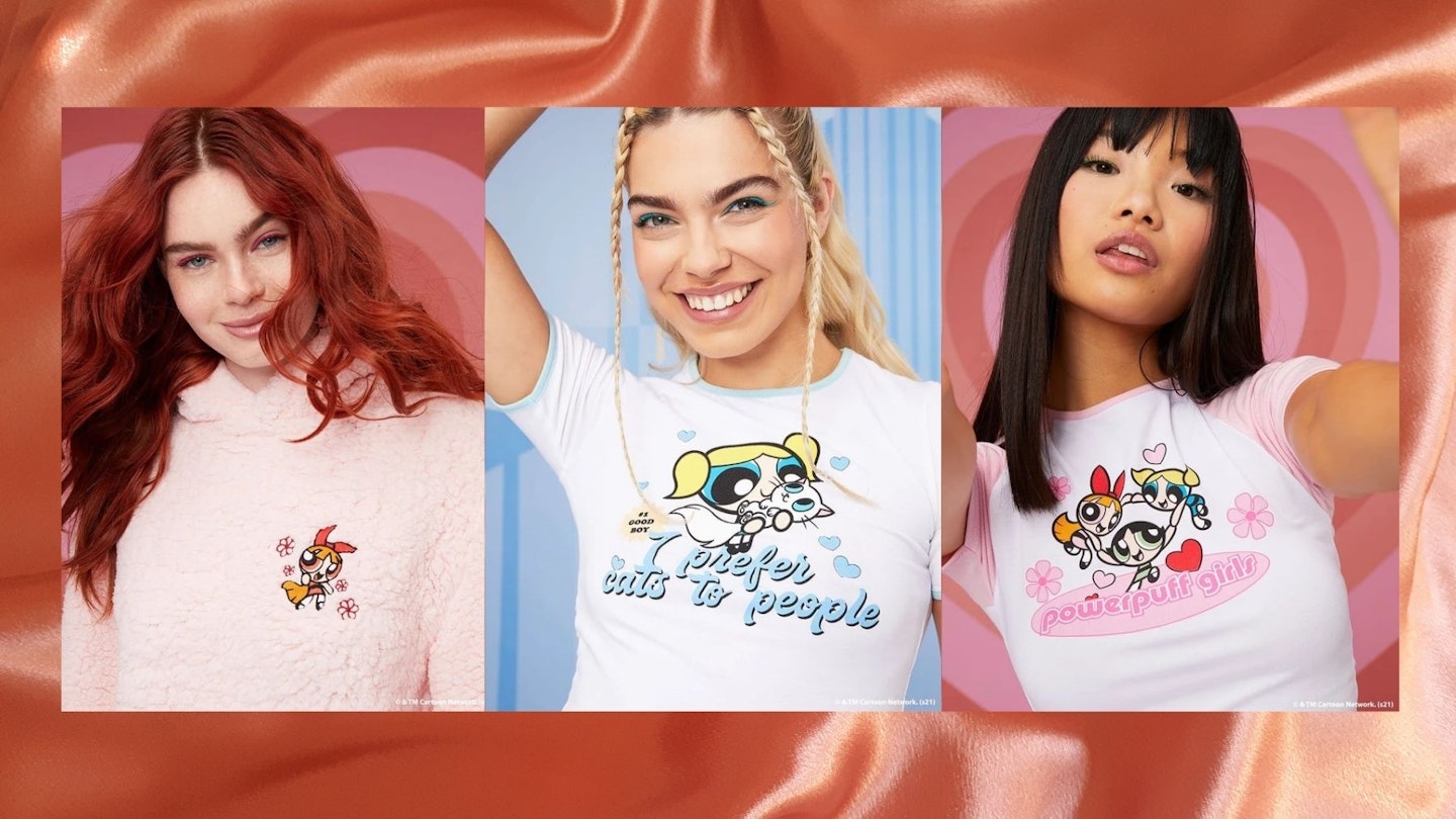 The Powerpuff Girls x Skinnydip London collection