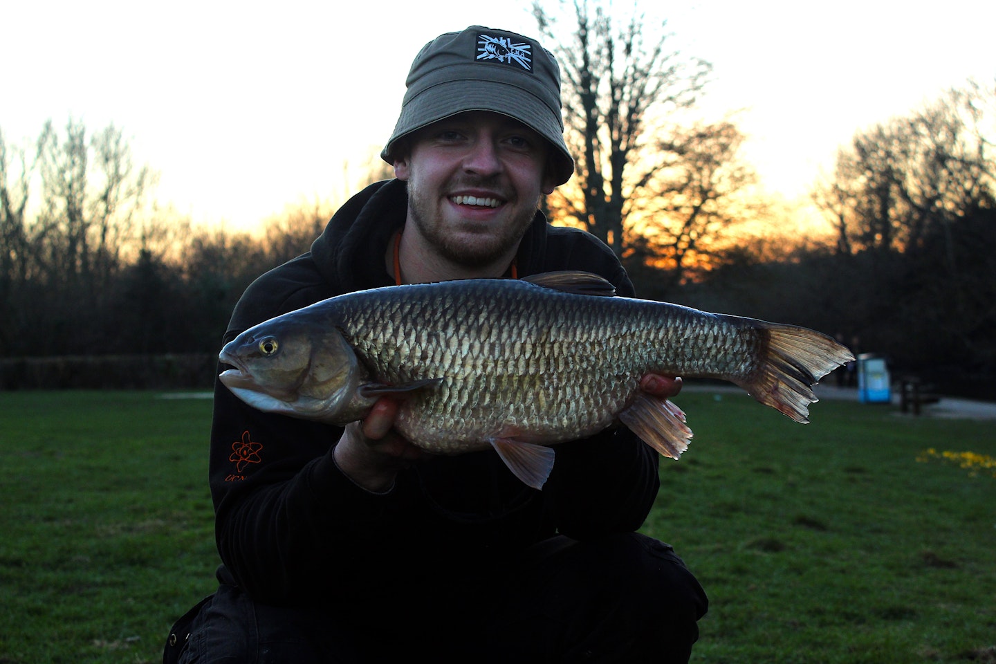 George Sheath and his 7lb chub