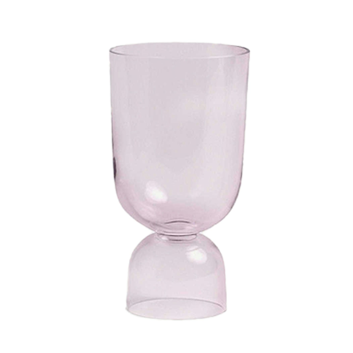 HAY Bottoms Up glass vase 21.5cm