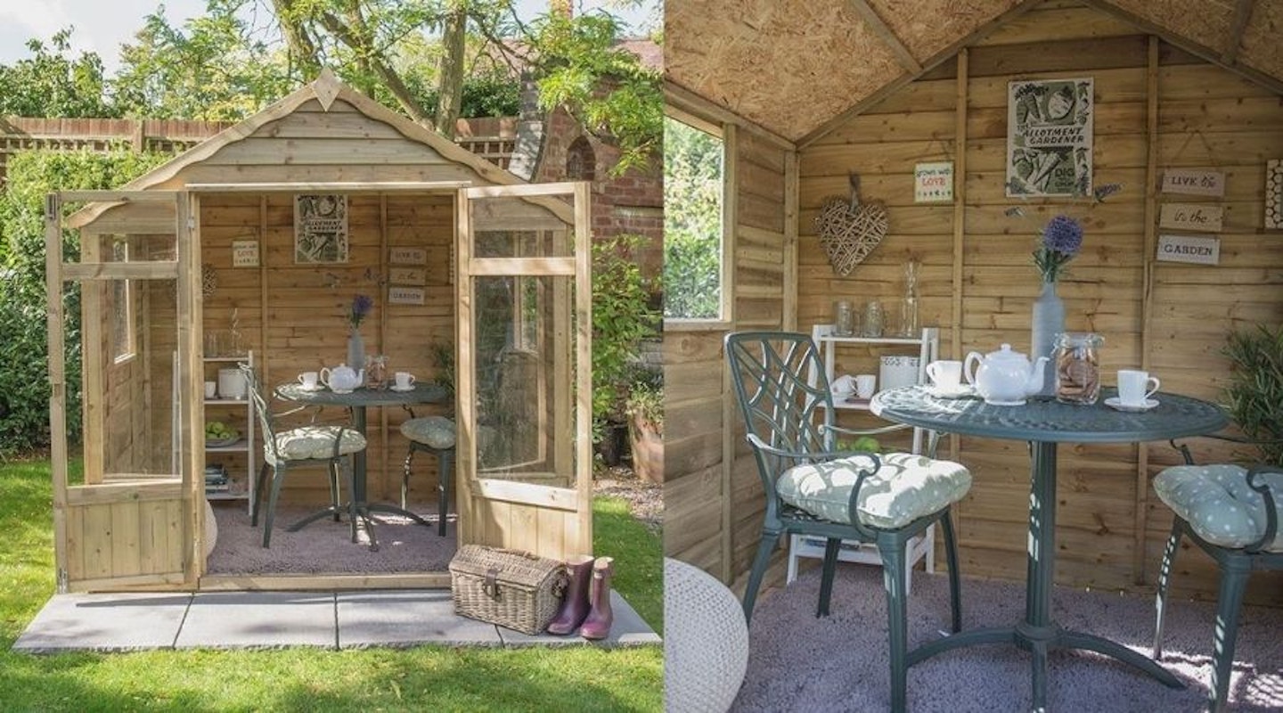 7' x 5' Forest Oakley Wooden Garden Summerhouse