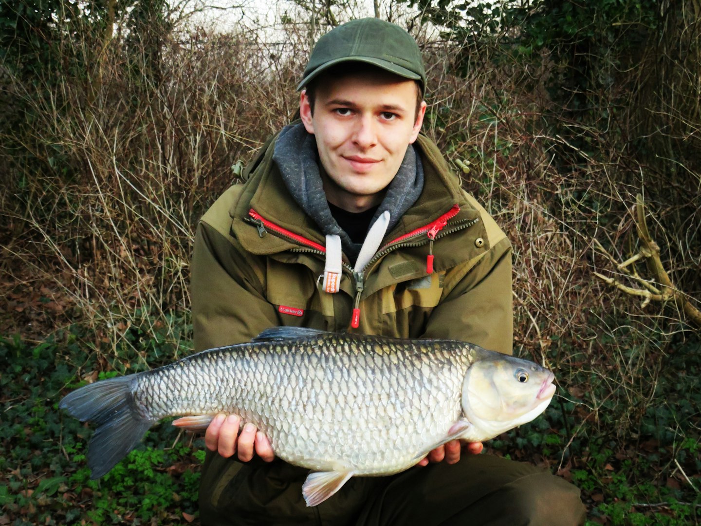 Scott Smith and his 8lb Thames chub