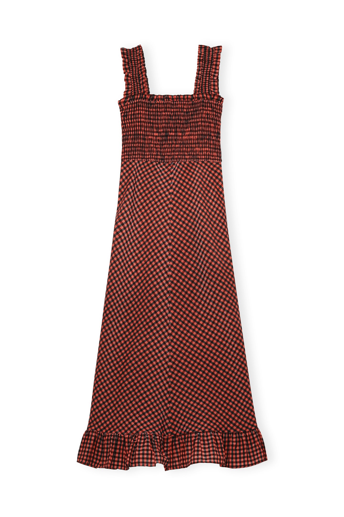 Ganni, Seersucker Maxi Dress, £215