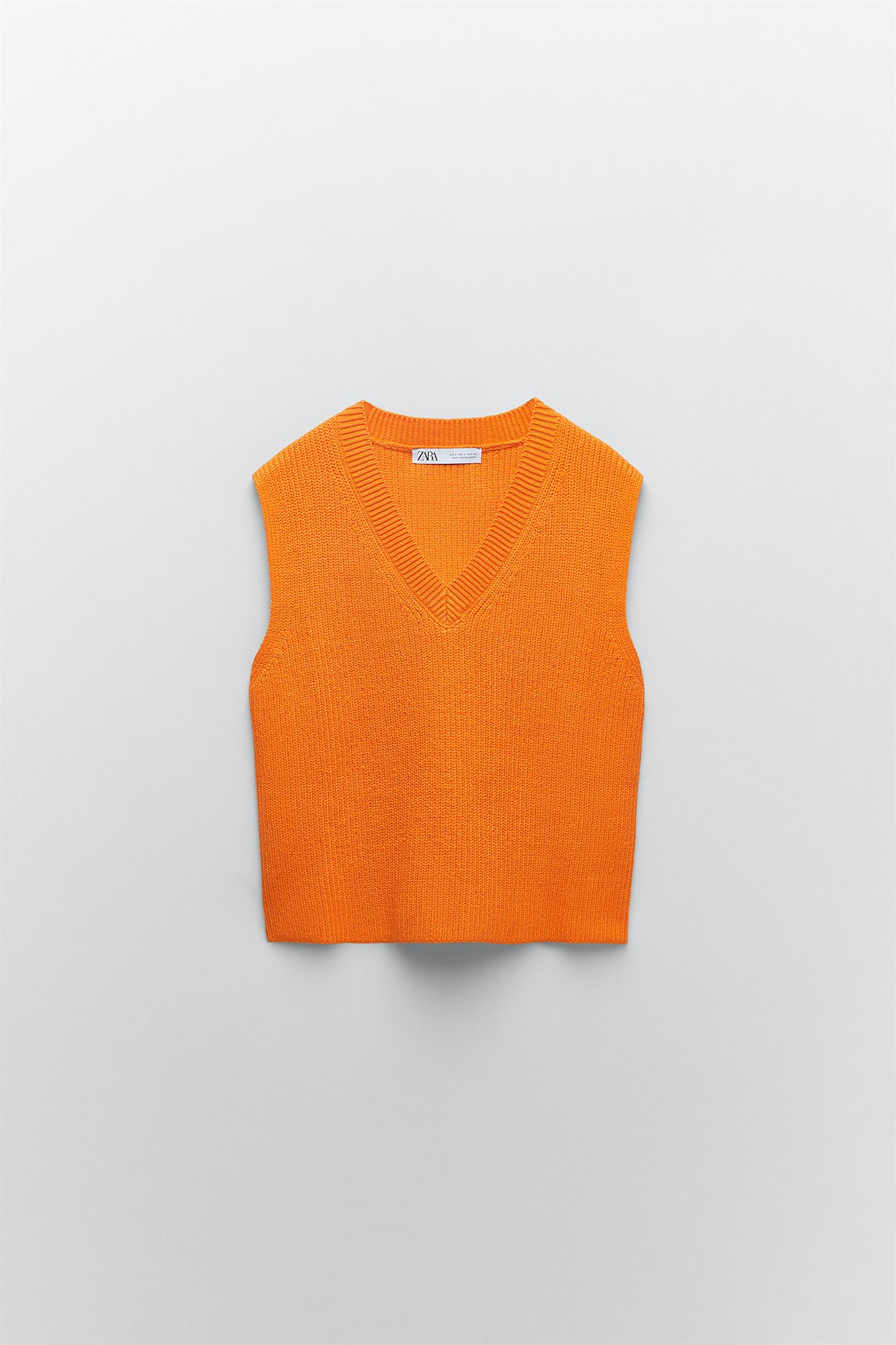 Zara, Ribbed Knit Waistcoat, £19.99