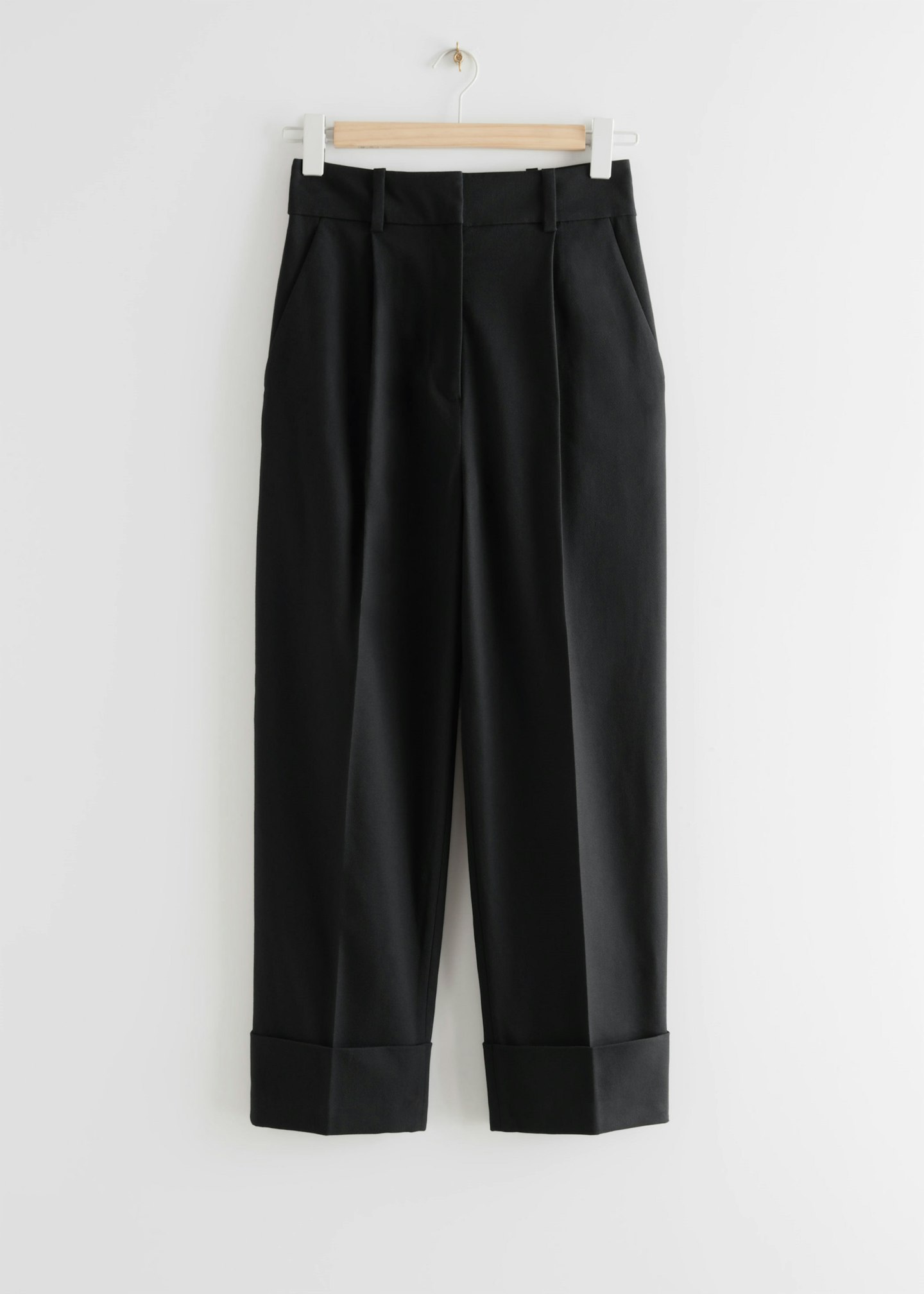 & Other Stories, Relaxed Fold-Up Cuff Trousers, £75